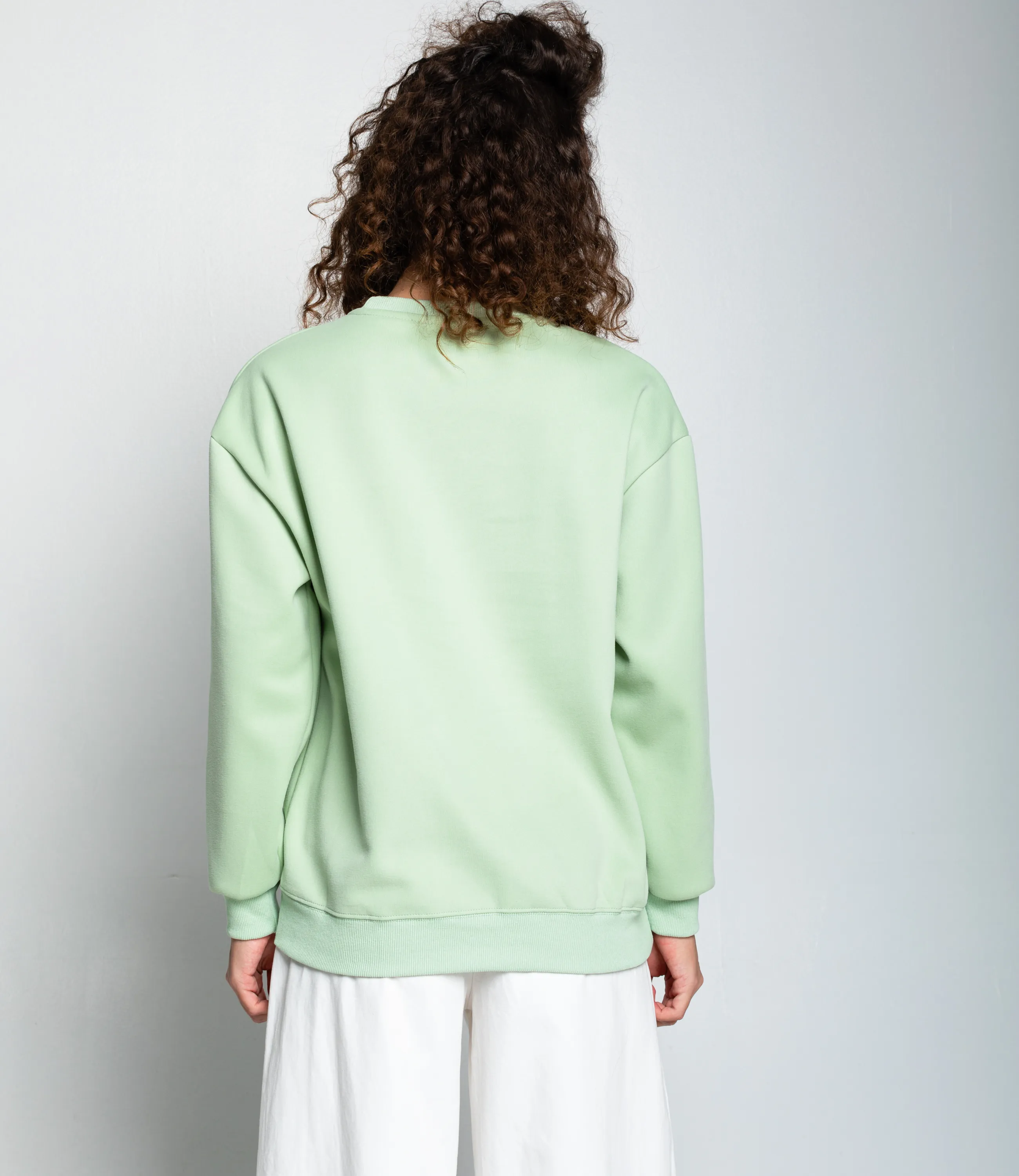 Свитшот #КТ2006 (7), мята  - фото 3