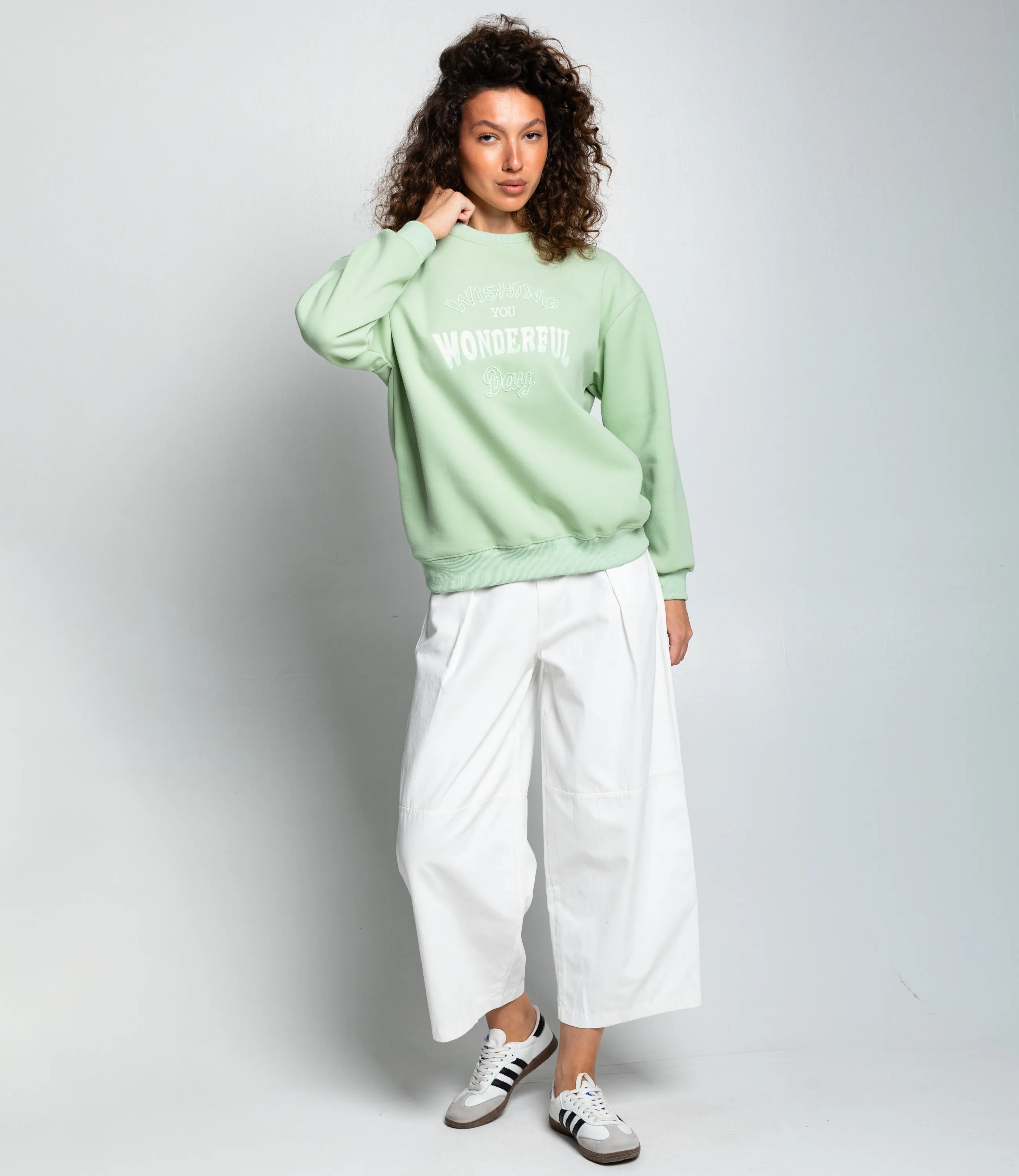 Свитшот #КТ2006 (7), мята  - фото 4