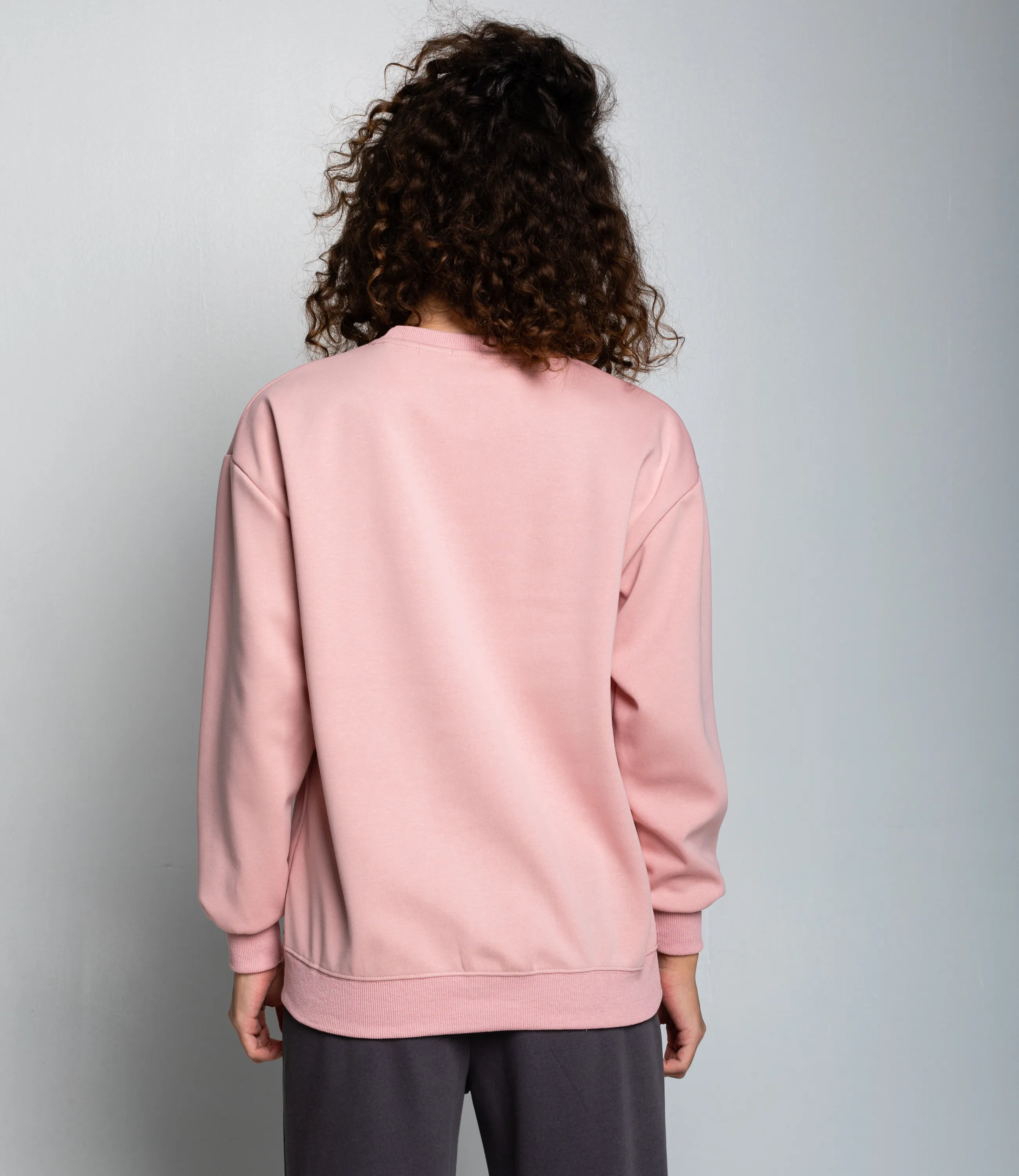 Свитшот #КТ2006 (7), пудровый  - фото 3