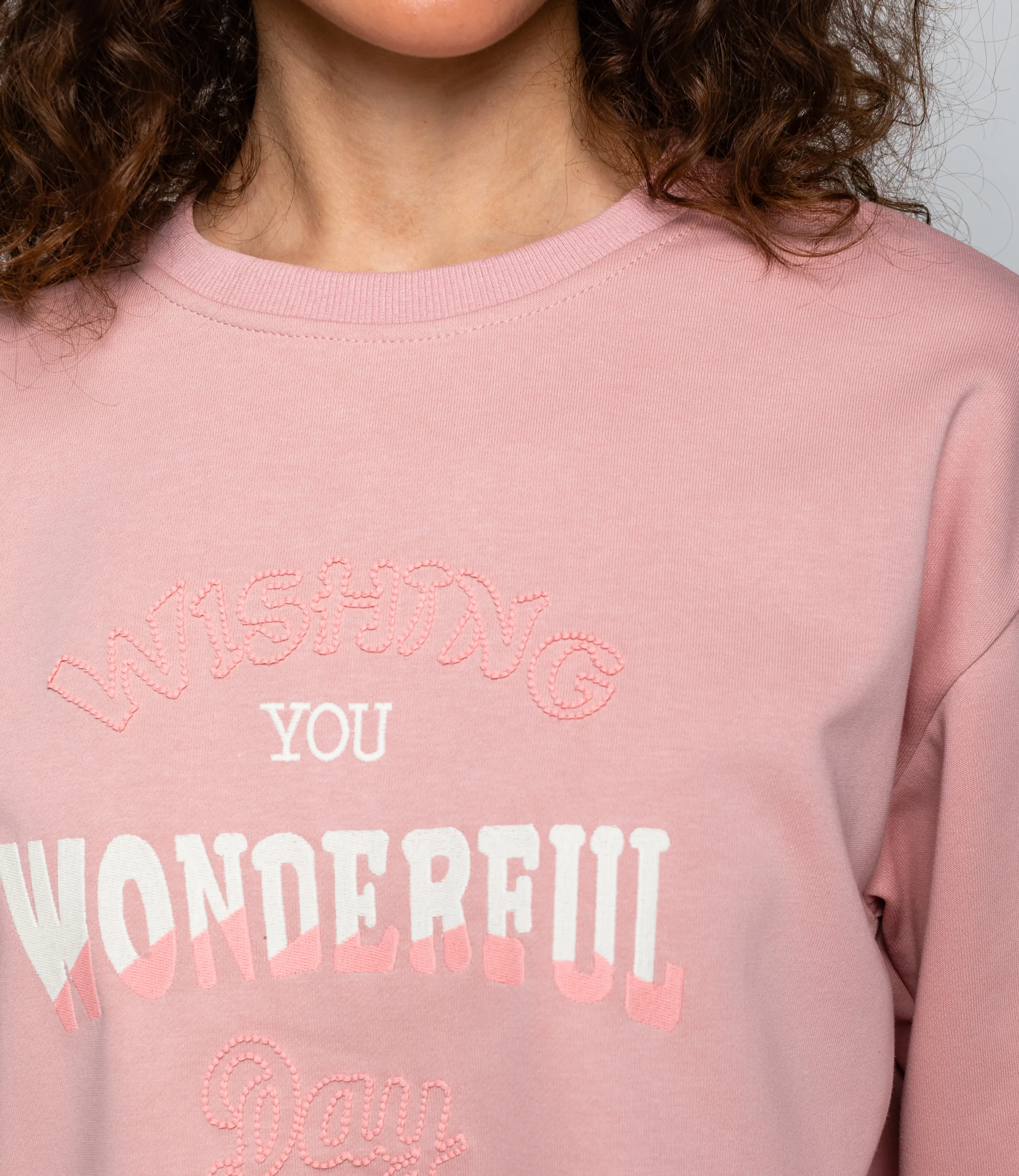 Свитшот #КТ2006 (7), пудровый  - фото 5