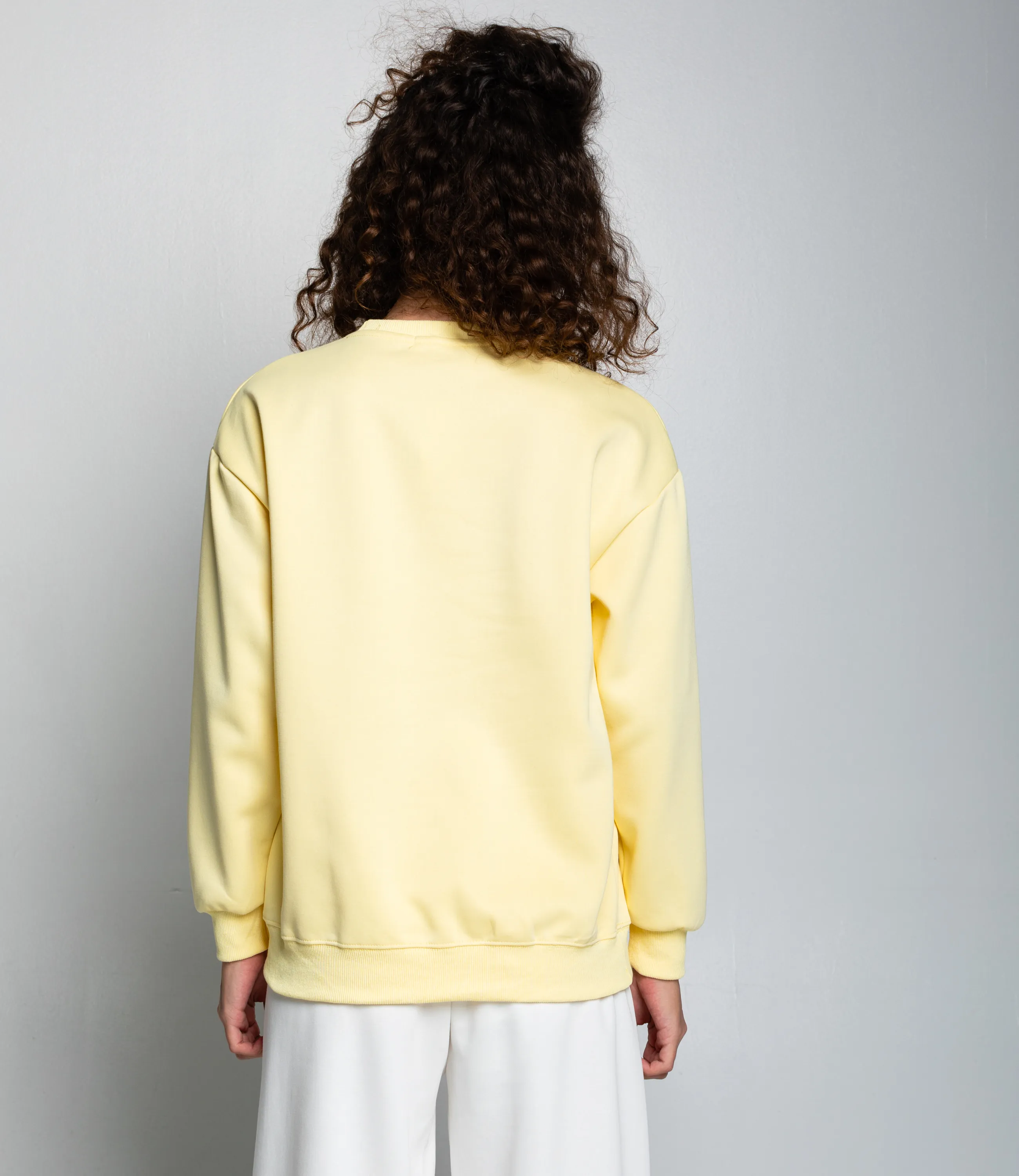 Свитшот #КТ2006 (7), жёлтый  - фото 3