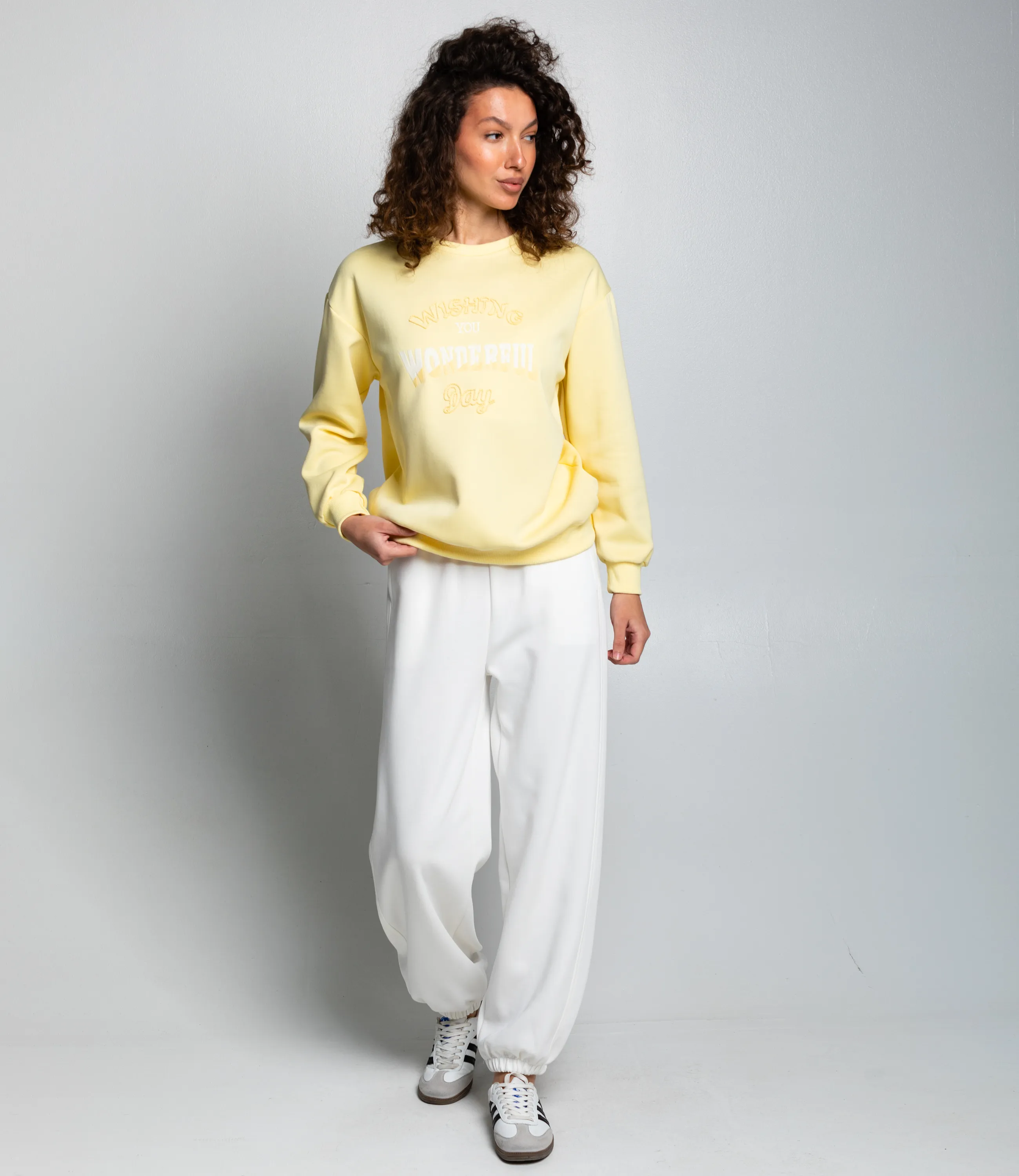 Свитшот #КТ2006 (7), жёлтый  - фото 4