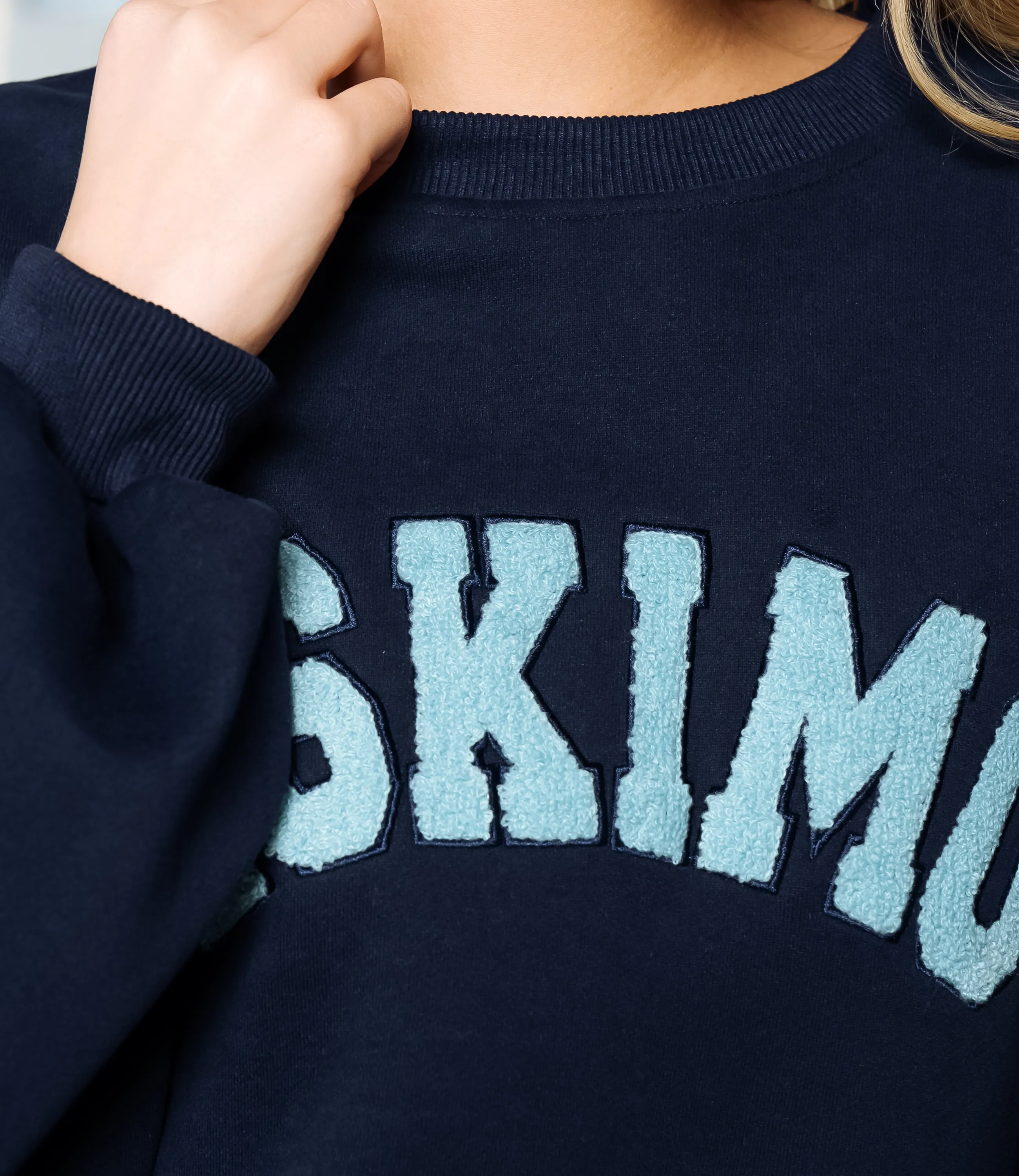 Свитшот #КТ2928, тёмно-синий  - фото 5