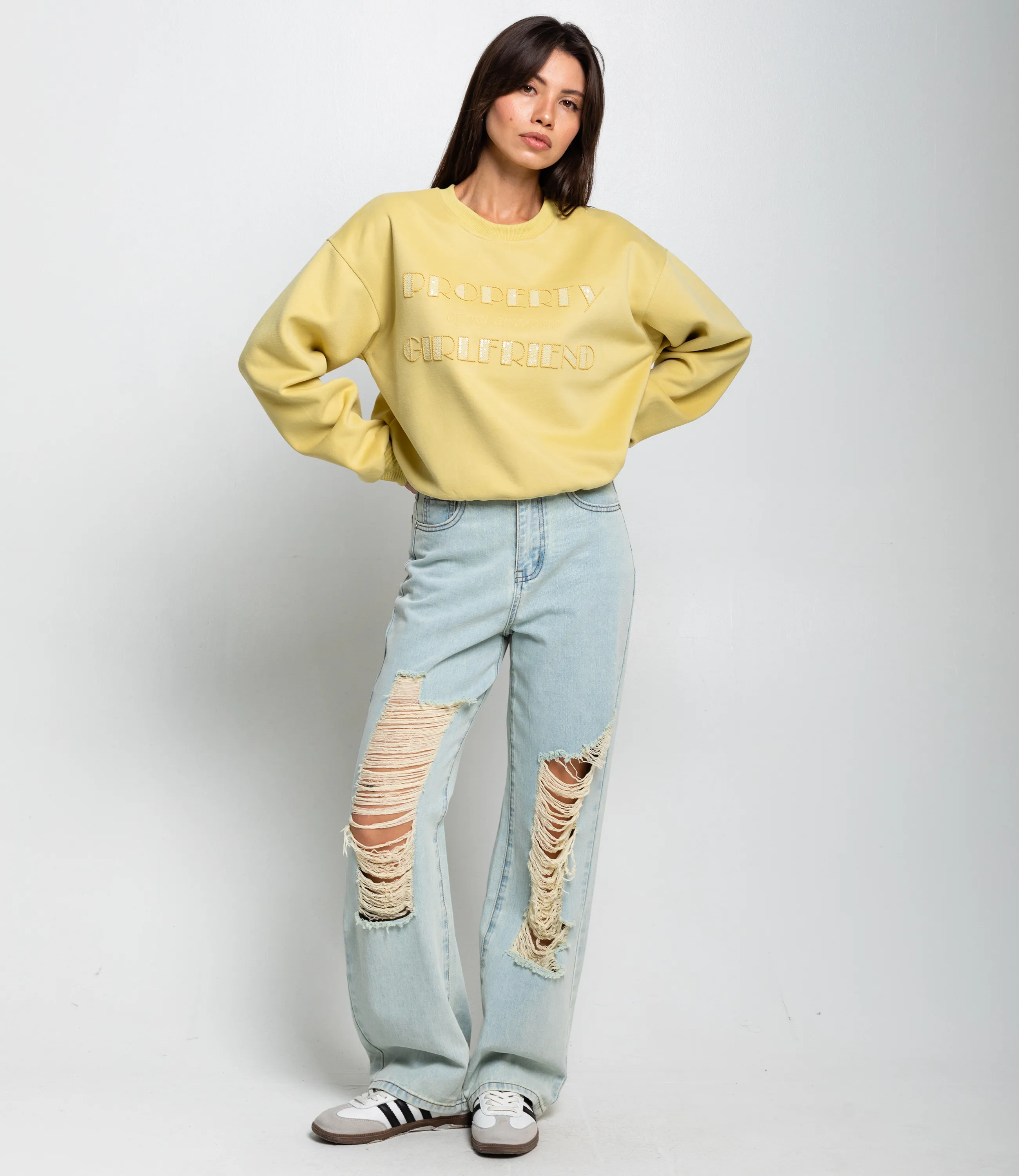 Свитшот #КТ111 (3), горчичный - фото 4