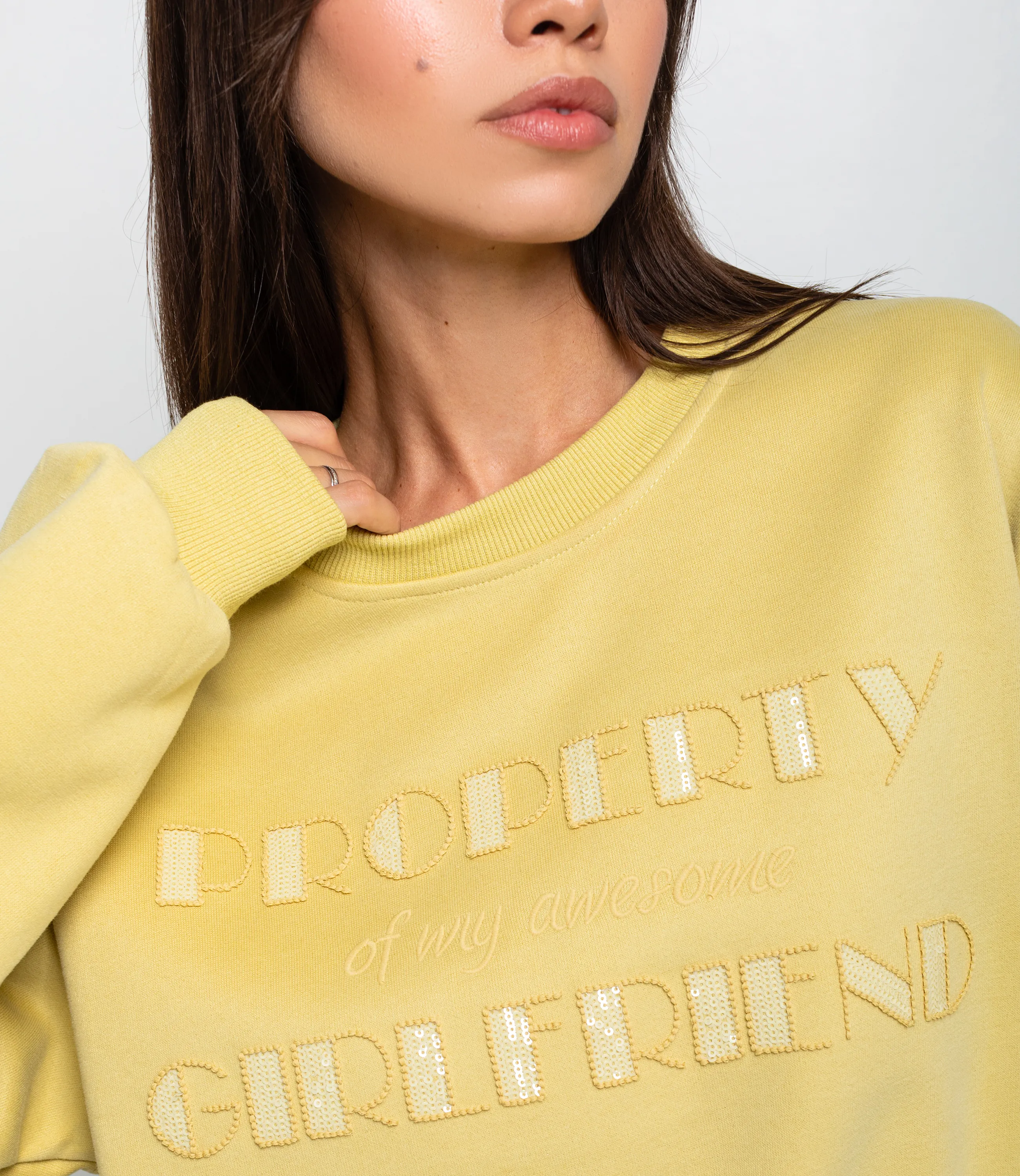 Свитшот #КТ111 (3), горчичный - фото 5