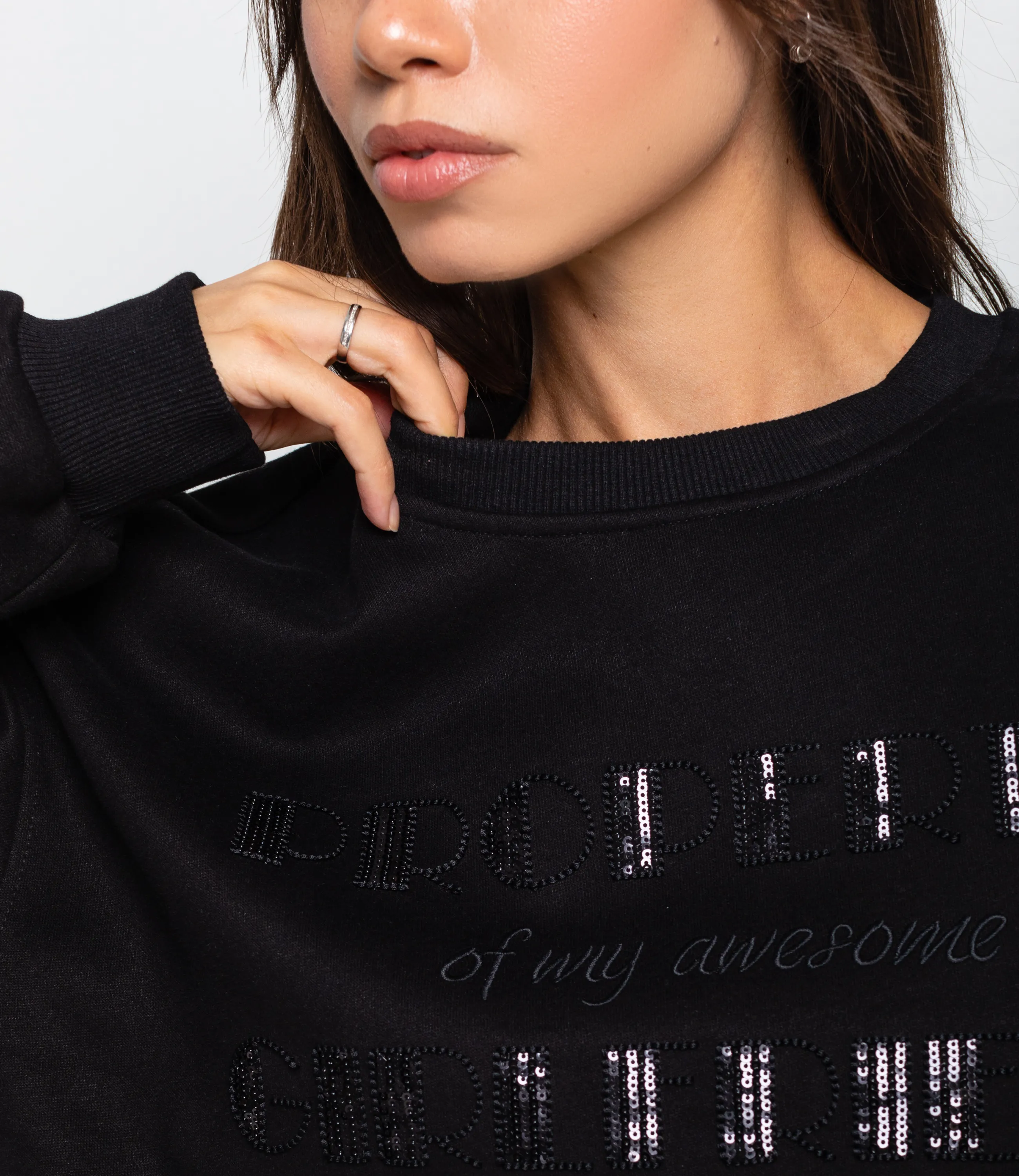 Свитшот #КТ111 (3), чёрный - фото 5