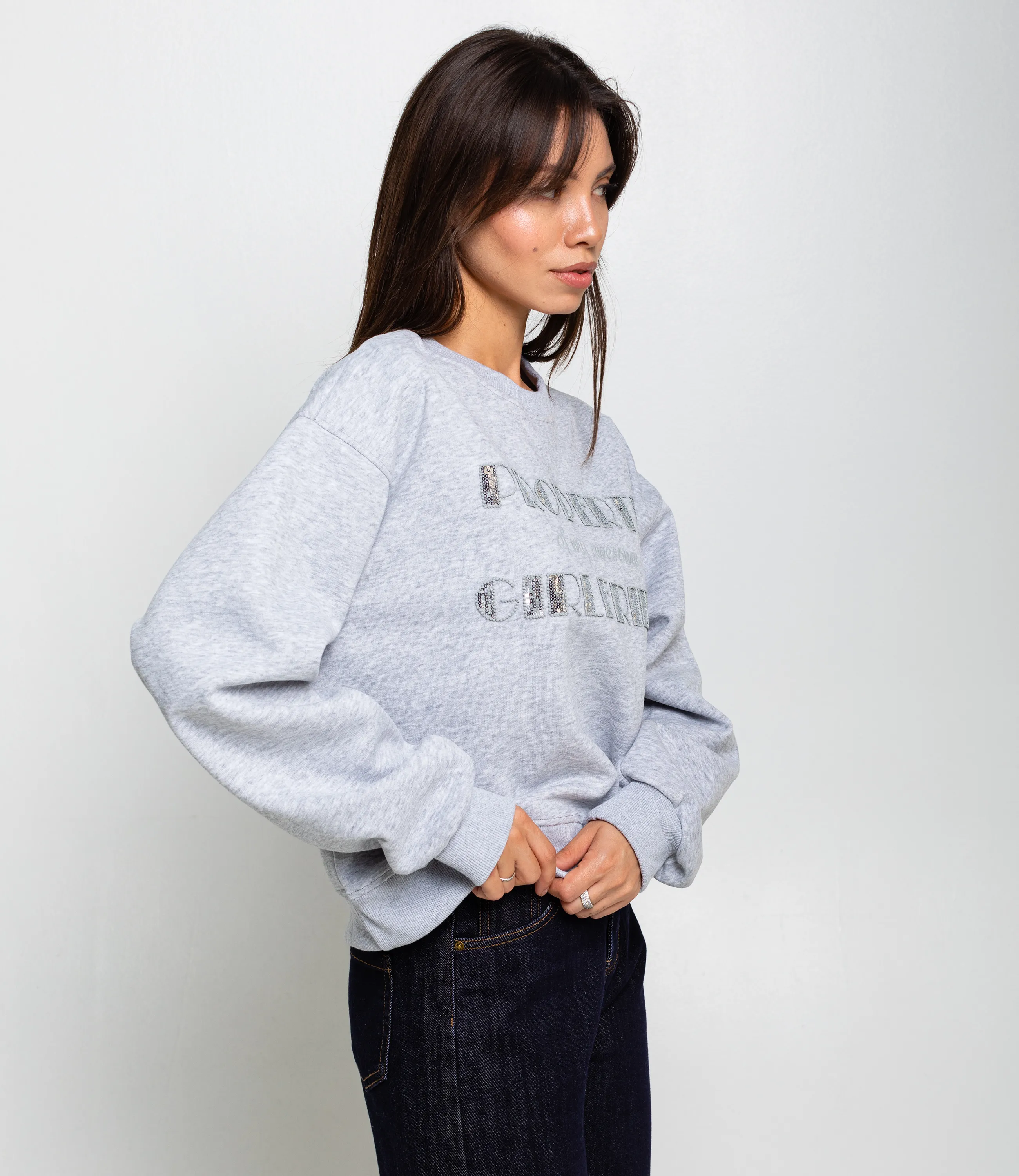 Свитшот #КТ111 (3), серый - фото 2