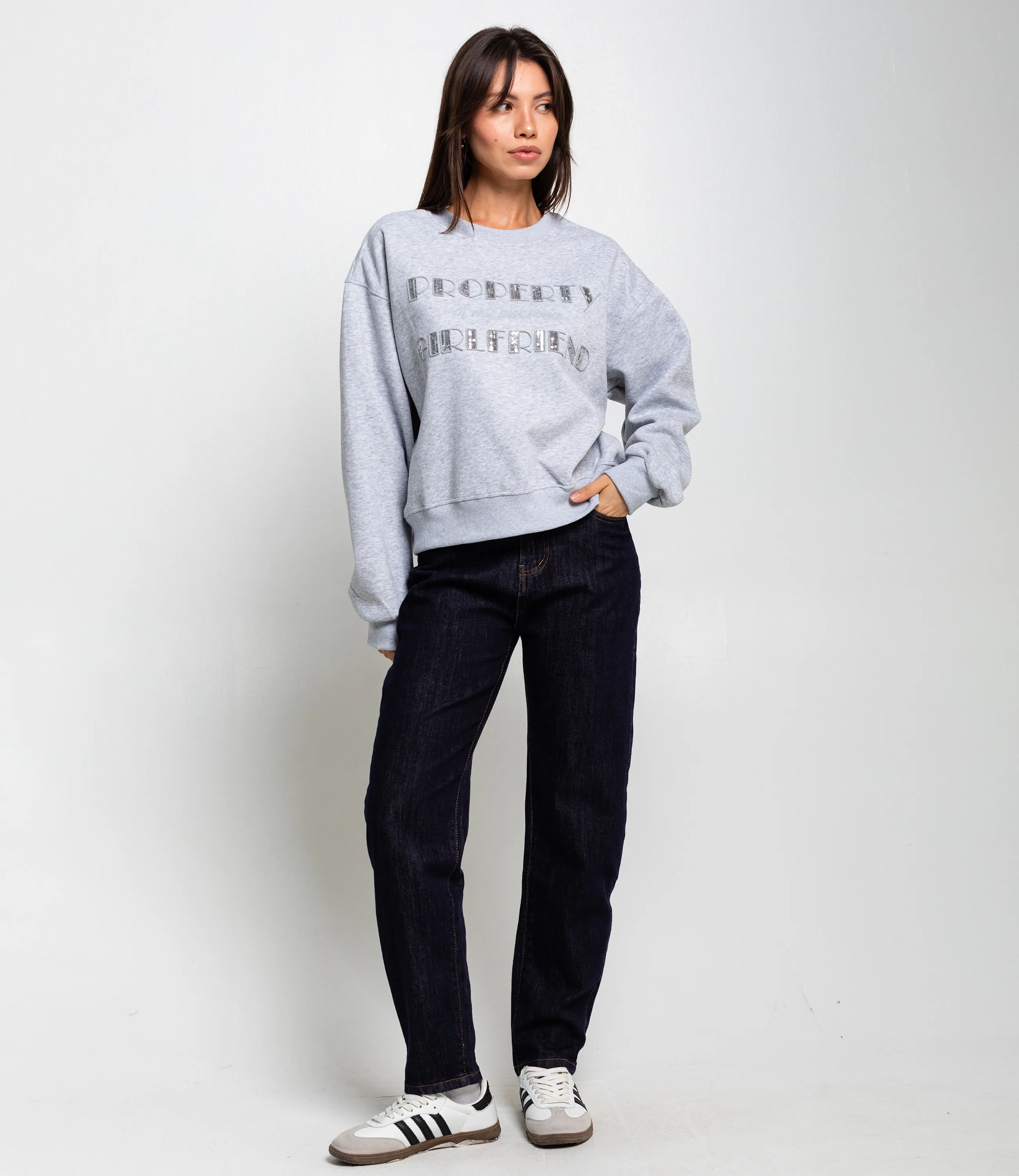 Свитшот #КТ111 (3), серый - фото 4