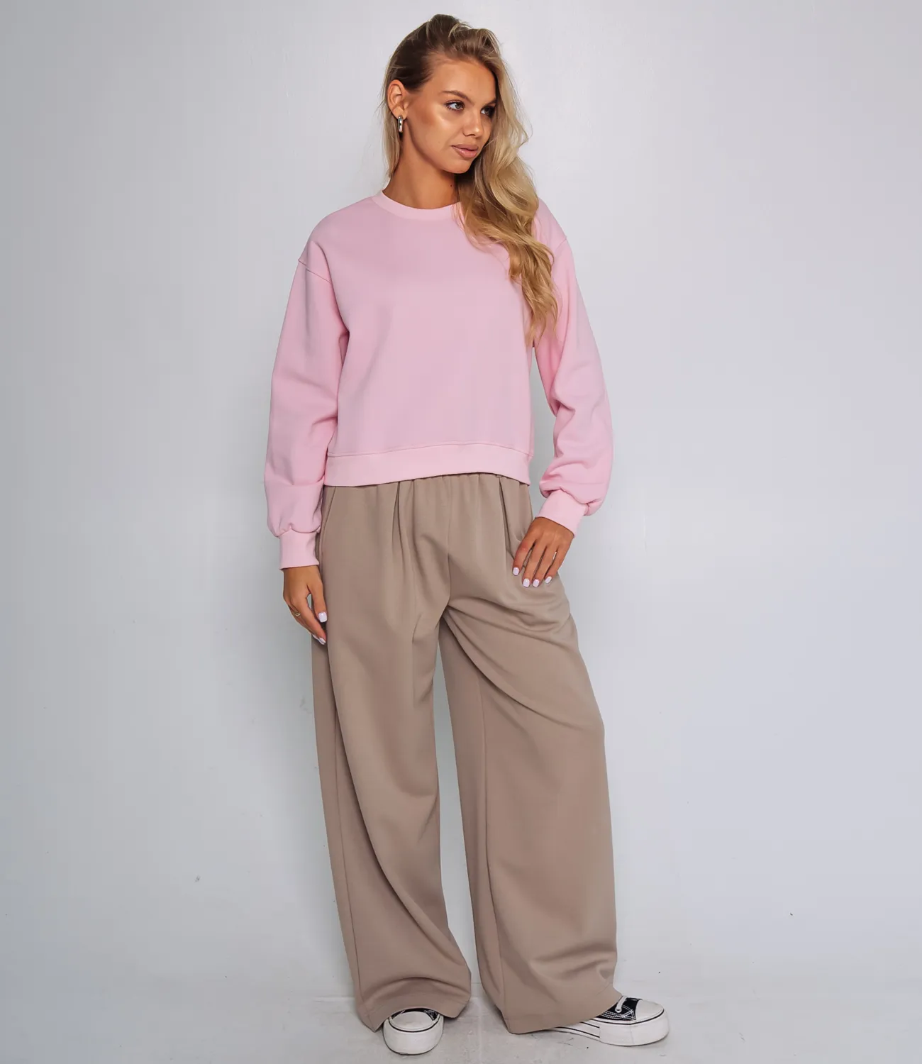 Свитшот #КТ2180 (2), светло-розовый - фото 4