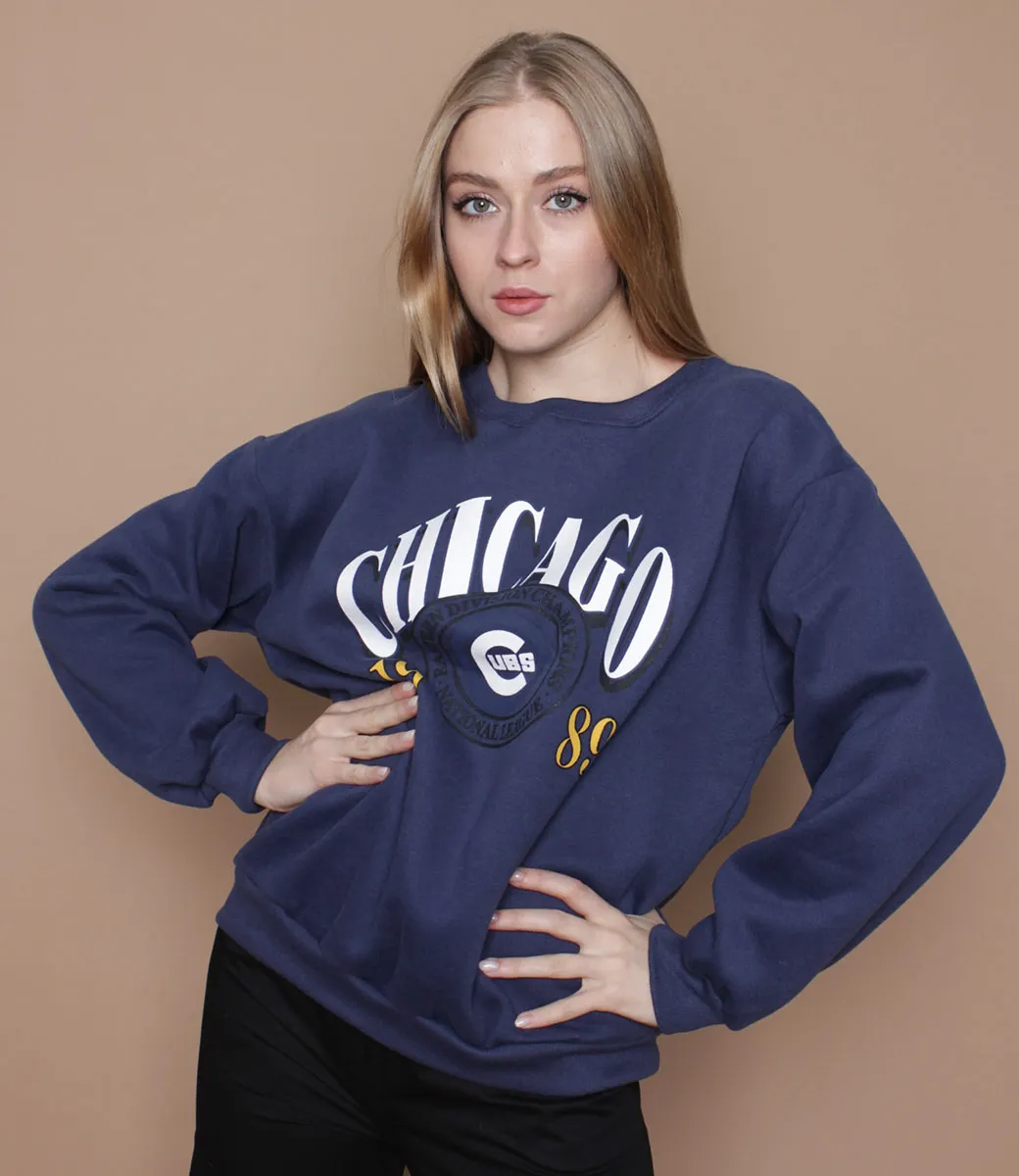 Свитшот #982, синий