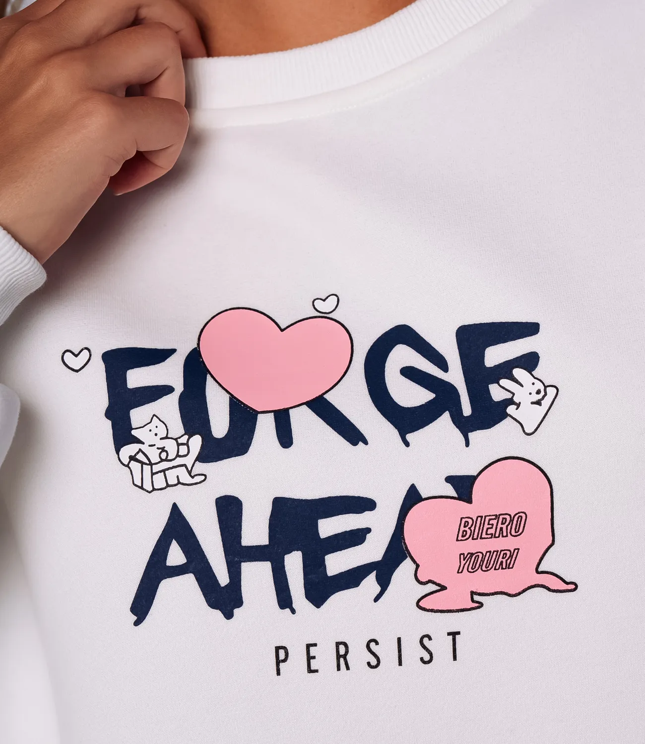 Свитшот #КТ8505, белый - фото 5