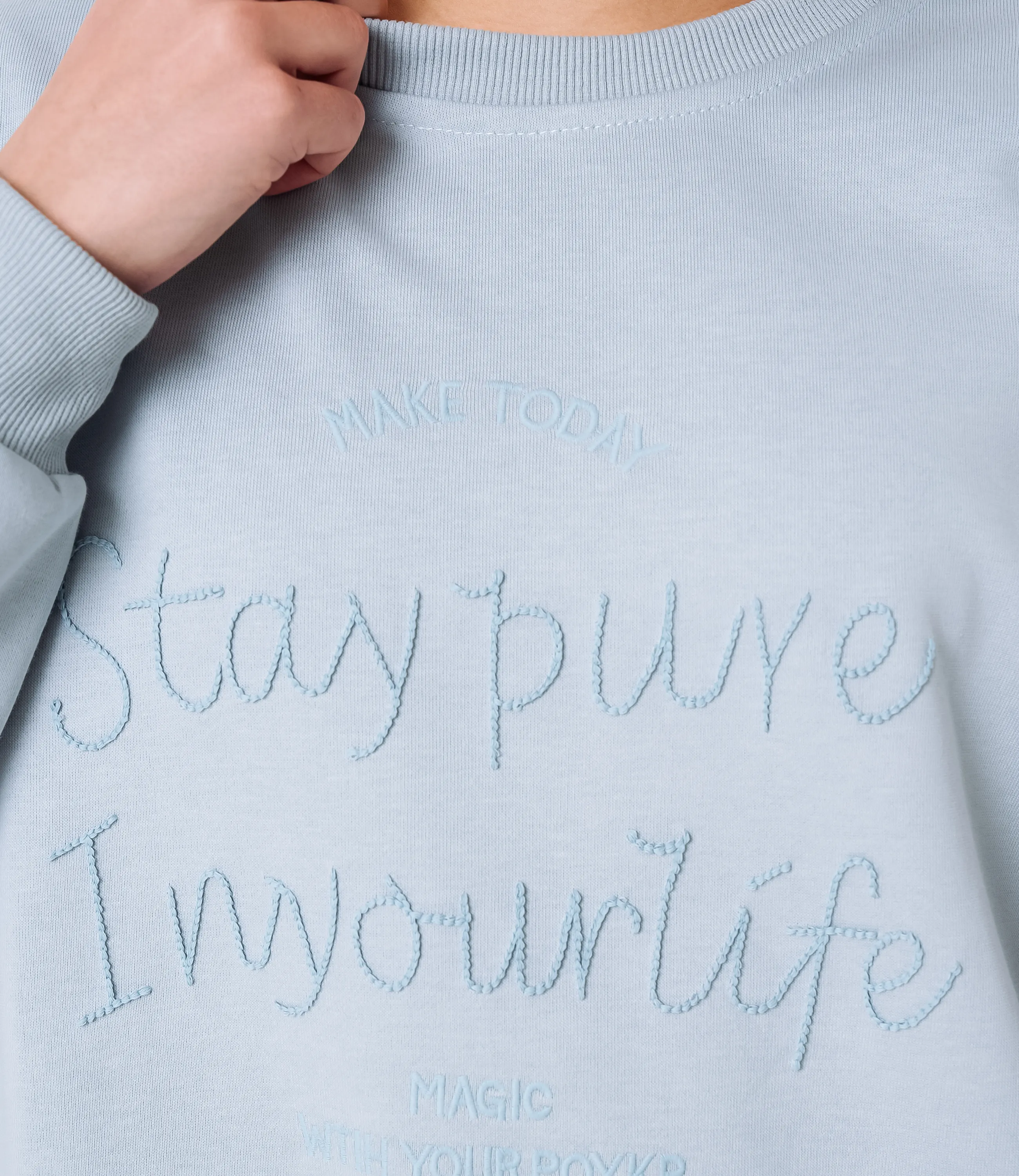 Свитшот #КТ2008 (2), голубой - фото 5