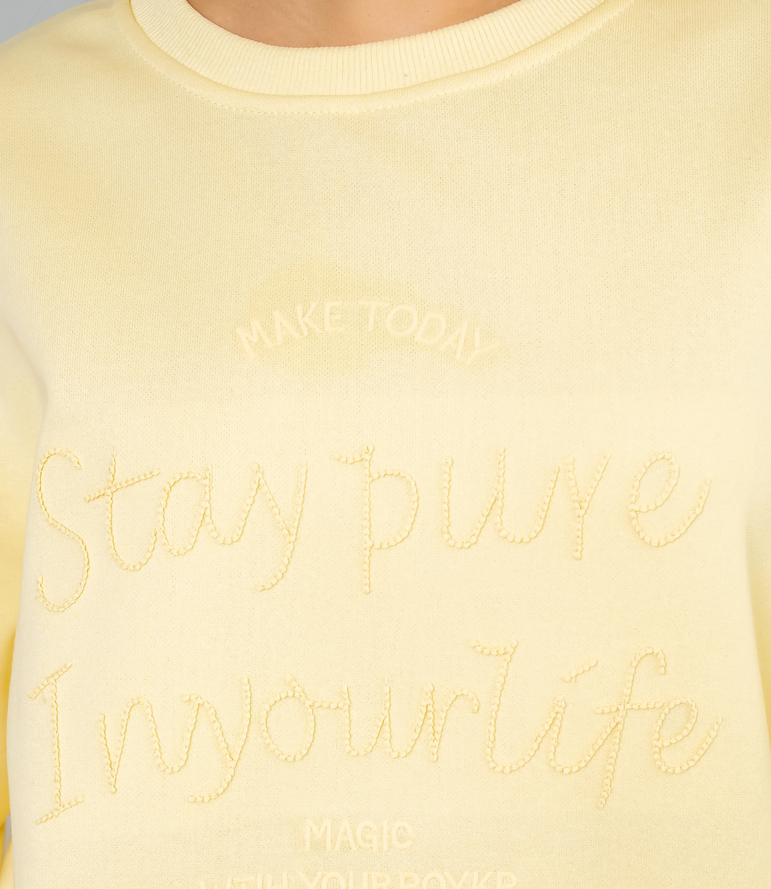Свитшот #КТ2008 (2), жёлтый - фото 5