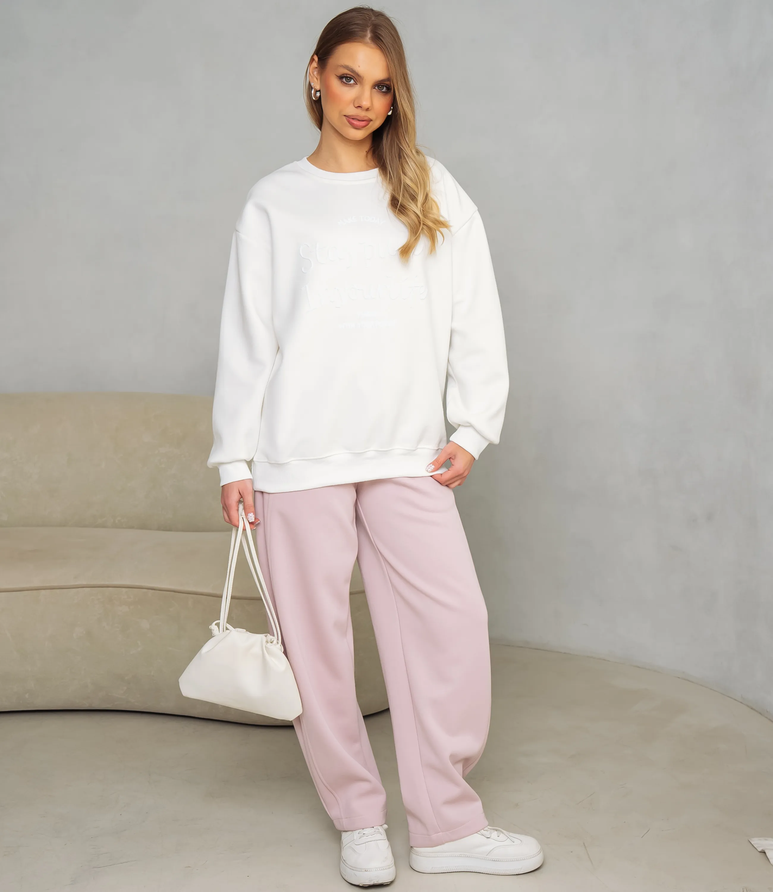 Свитшот #КТ2008 (2), белый - фото 4