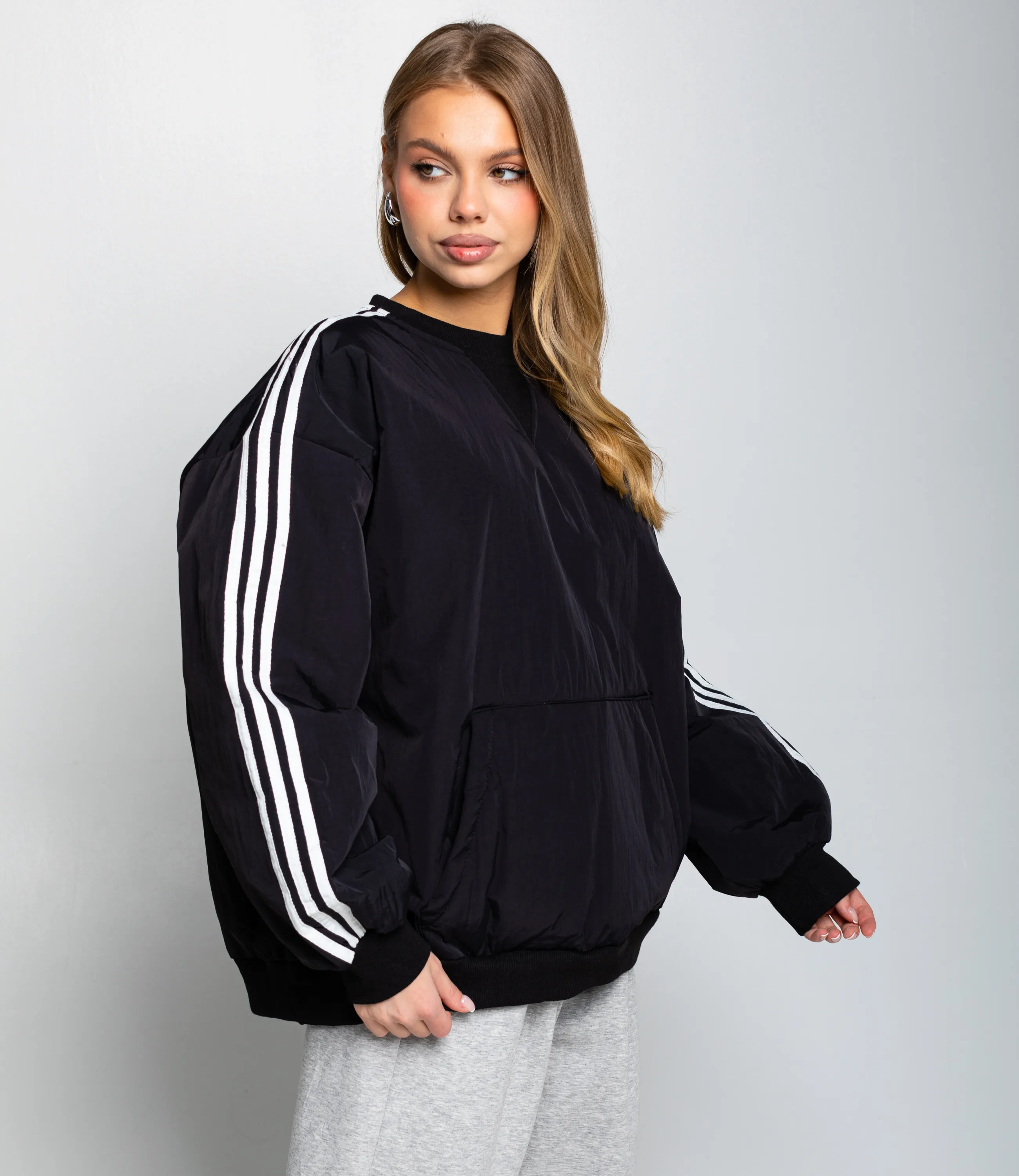 Свитшот #КТ25263, чёрный - фото 2