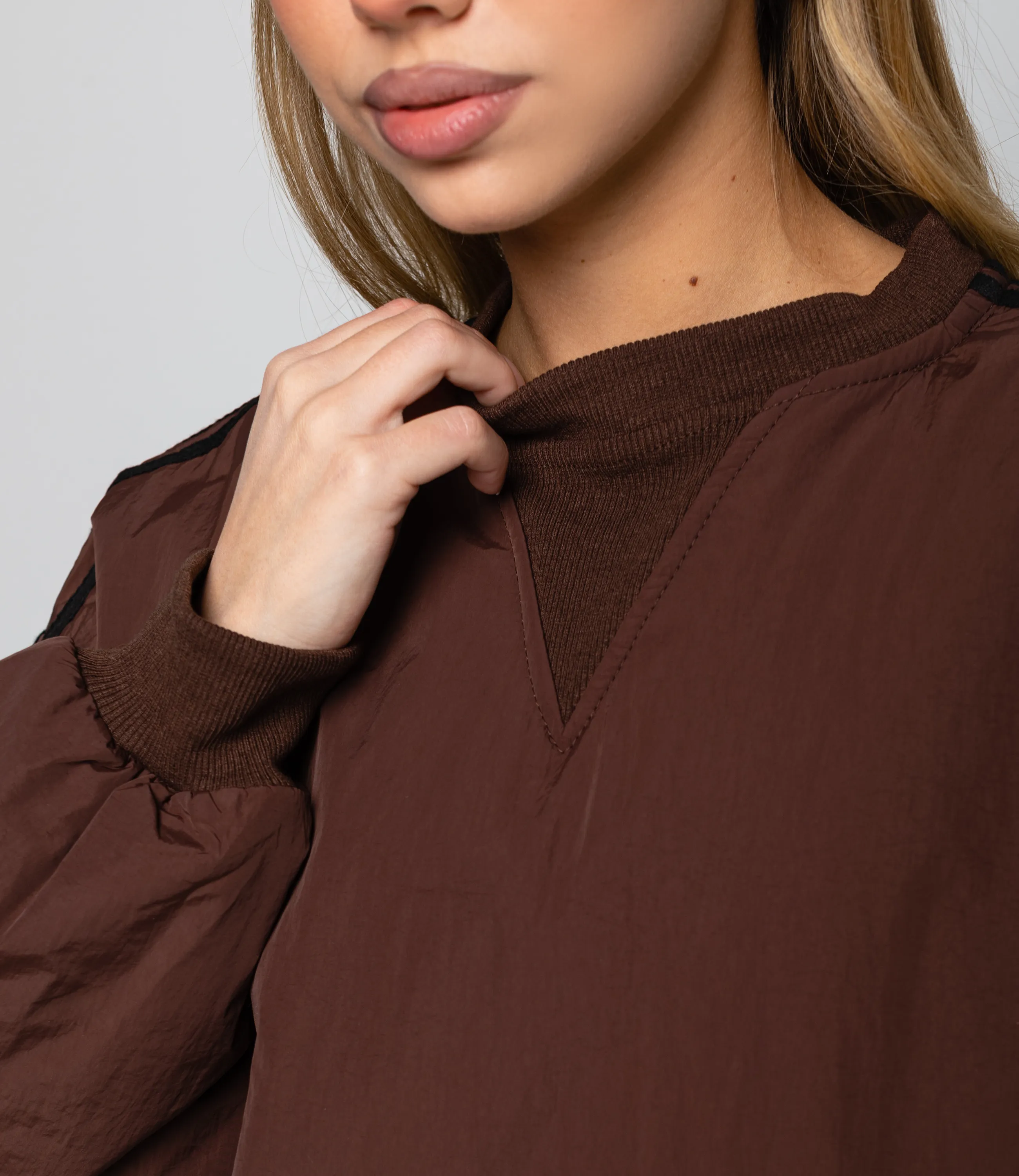 Свитшот #КТ25263, шоколадный - фото 5