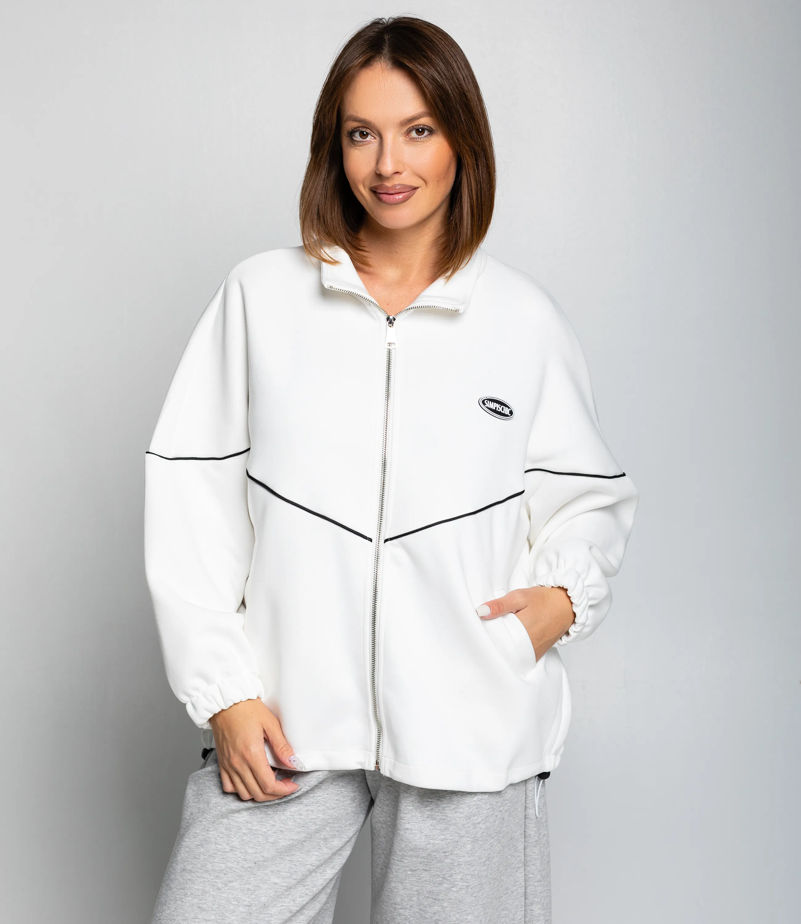 Толстовка #КТ607 (6), белый - фото 1