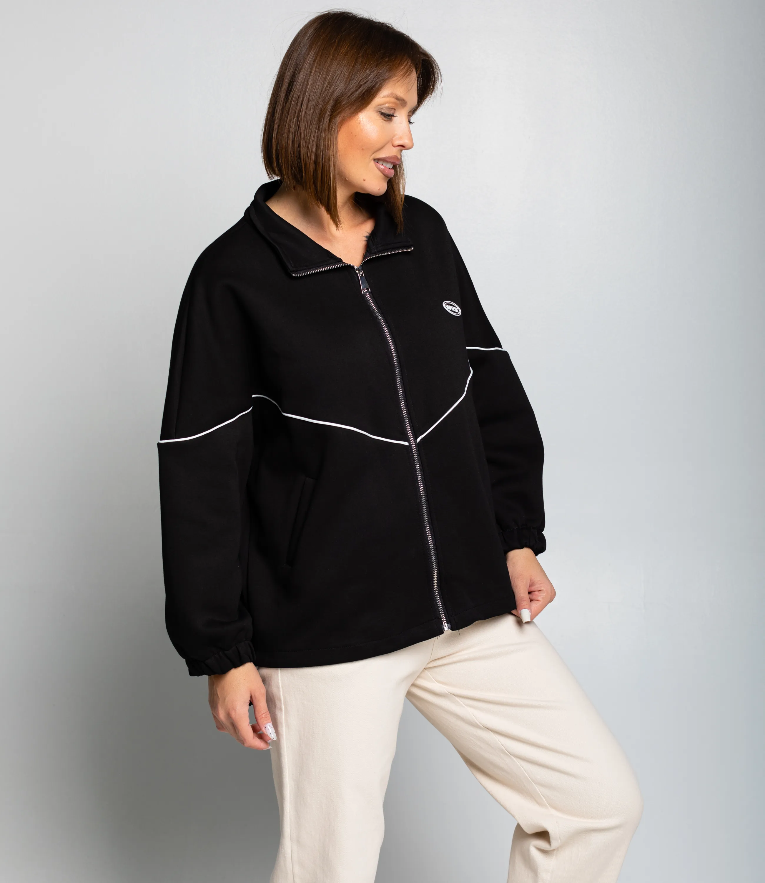 Толстовка #КТ607 (6), чёрный - фото 2