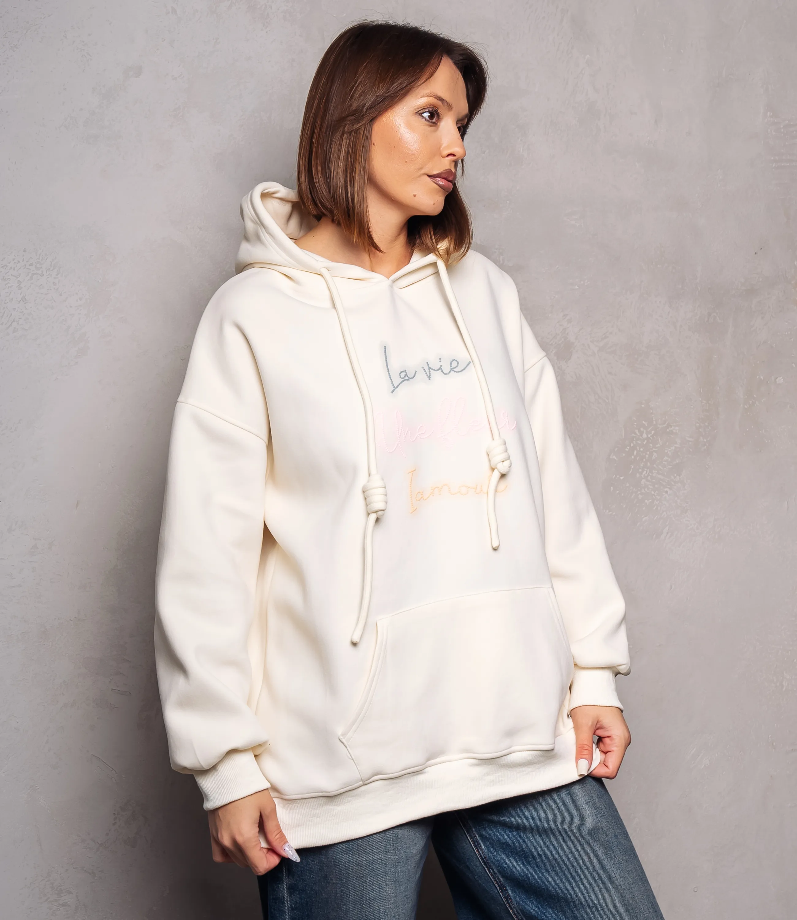 Худи #КТ3628 (1), кремовый - фото 2