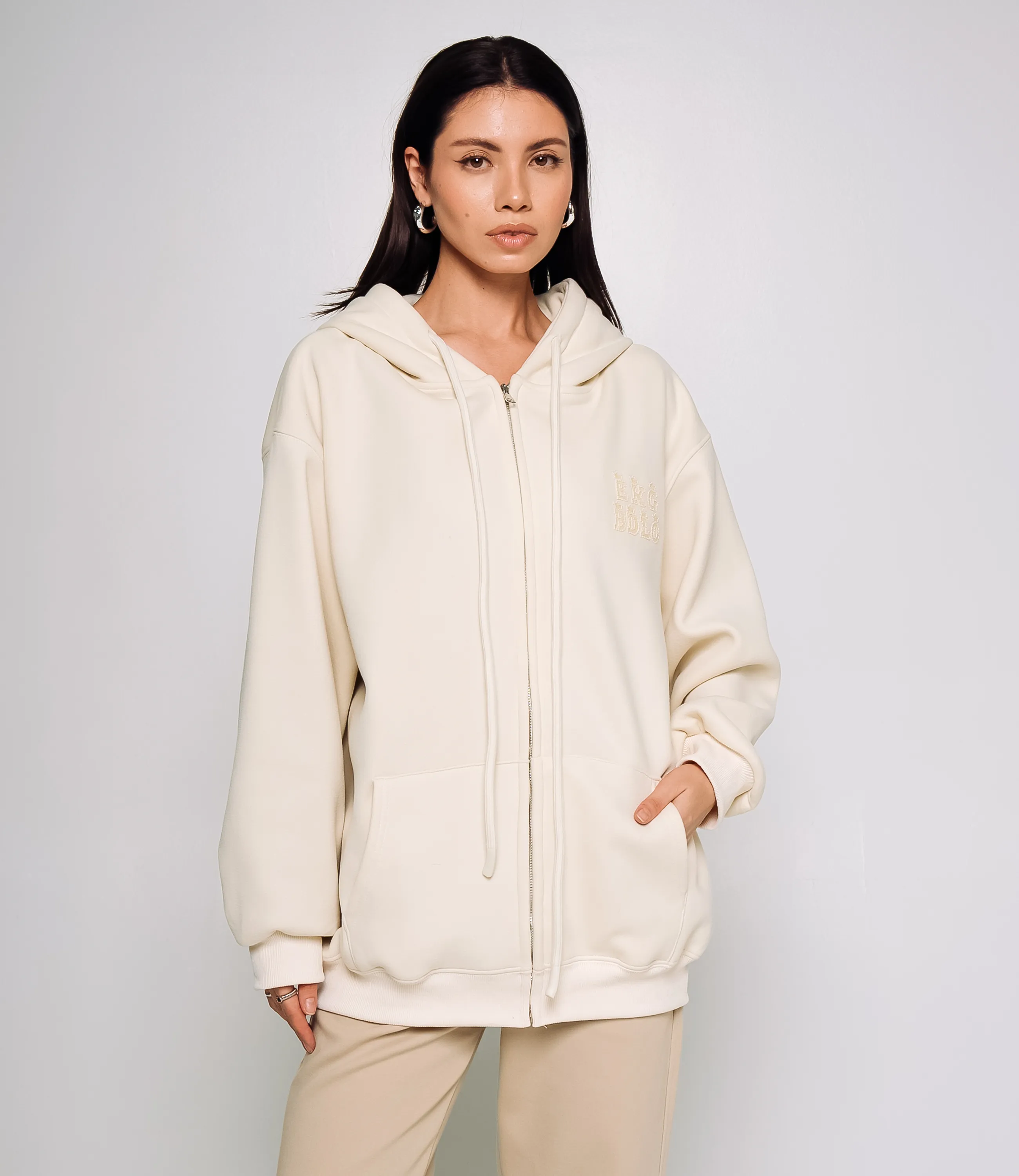 Толстовка #КТ001 (13), кремовый - фото 1