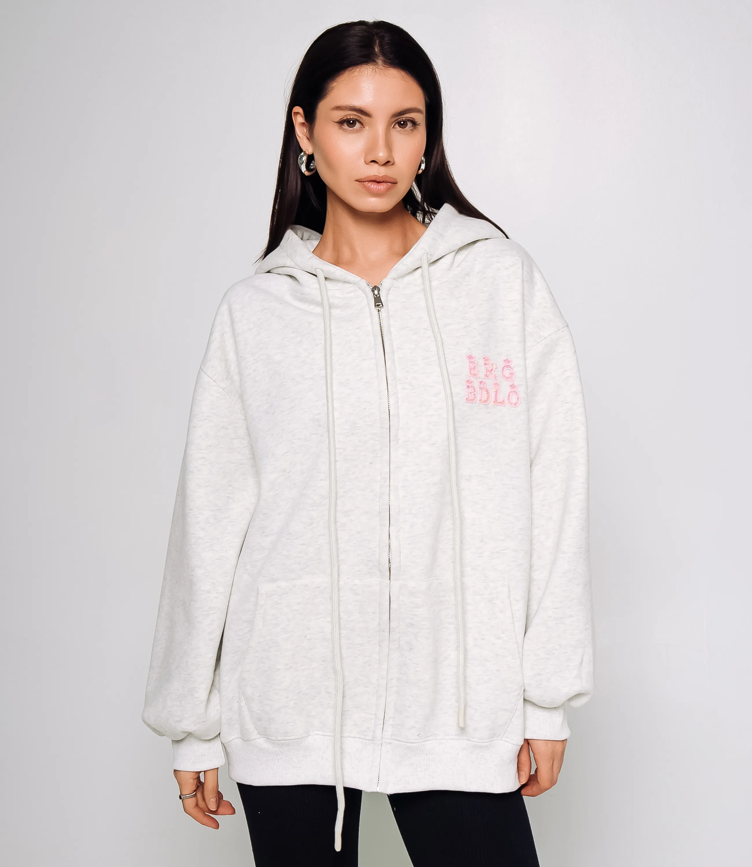 Толстовка #КТ001 (13), светло-серый меланж - фото 1