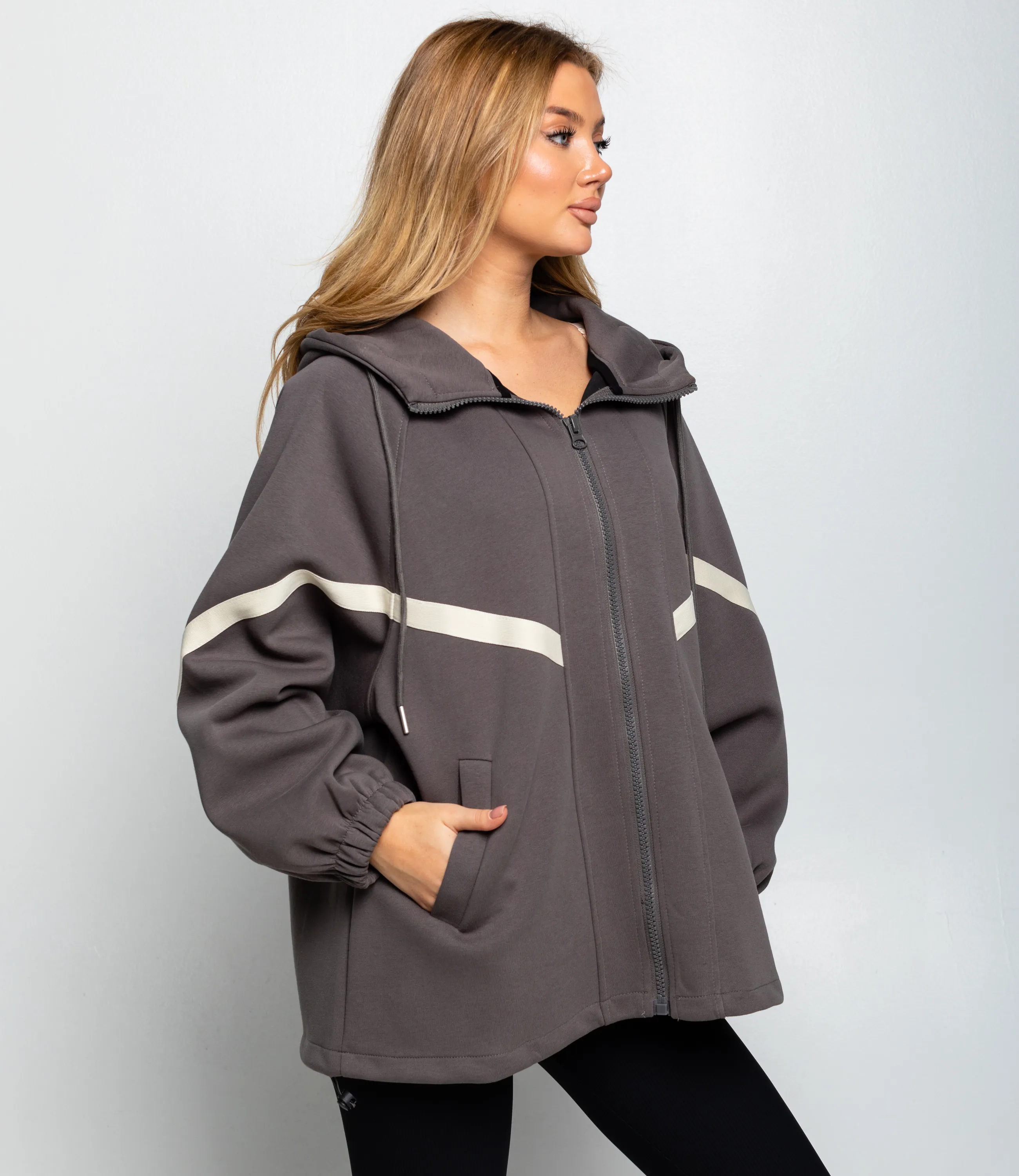 Толстовка #КТ5993, графит - фото 2