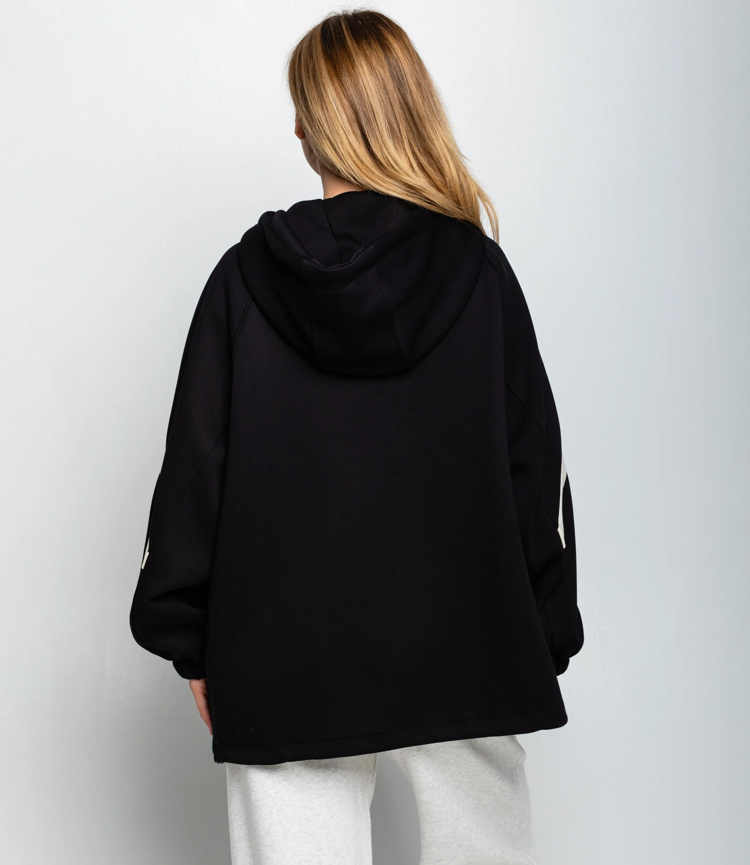 Толстовка #КТ5993, чёрный - фото 3