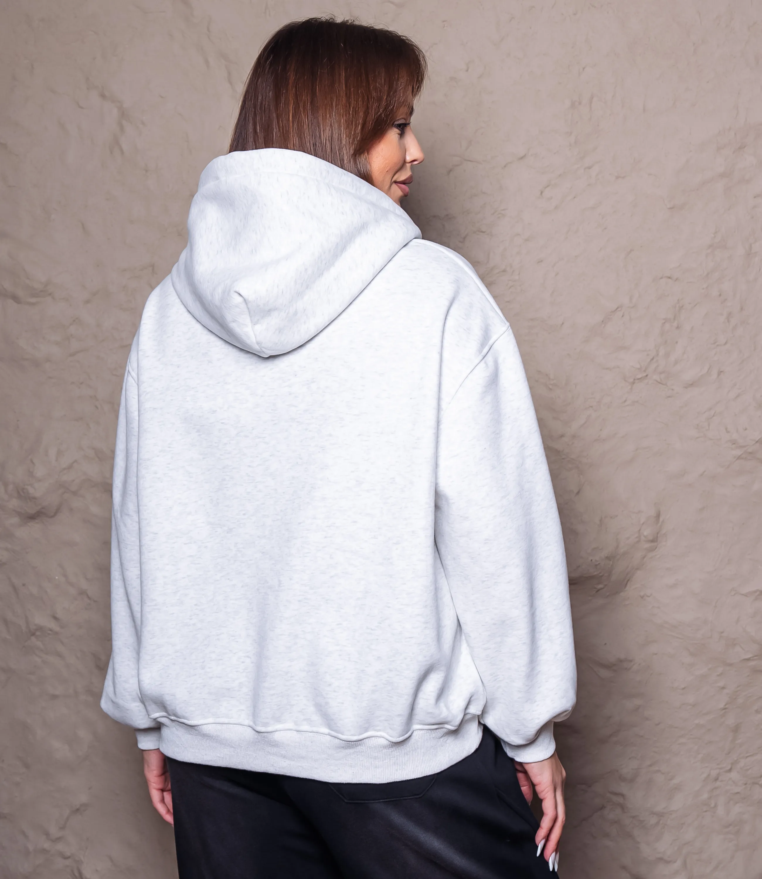 Толстовка #КТ900 (1), светло-серый меланж - фото 3