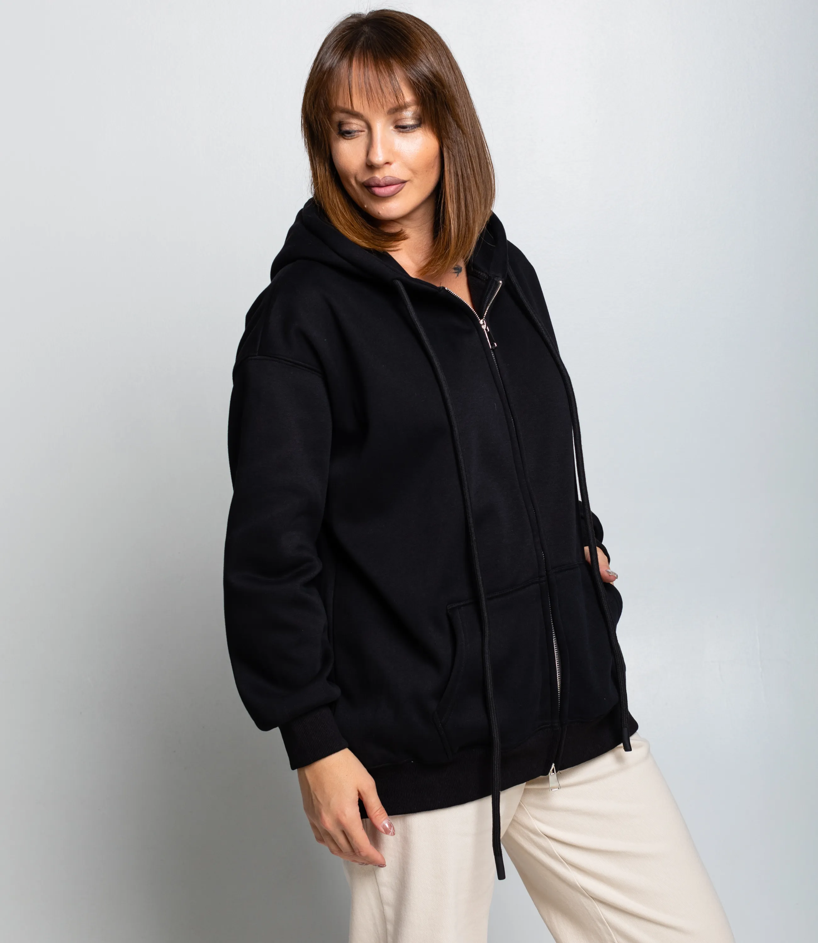 Толстовка #КТ8813 (9), чёрный - фото 2