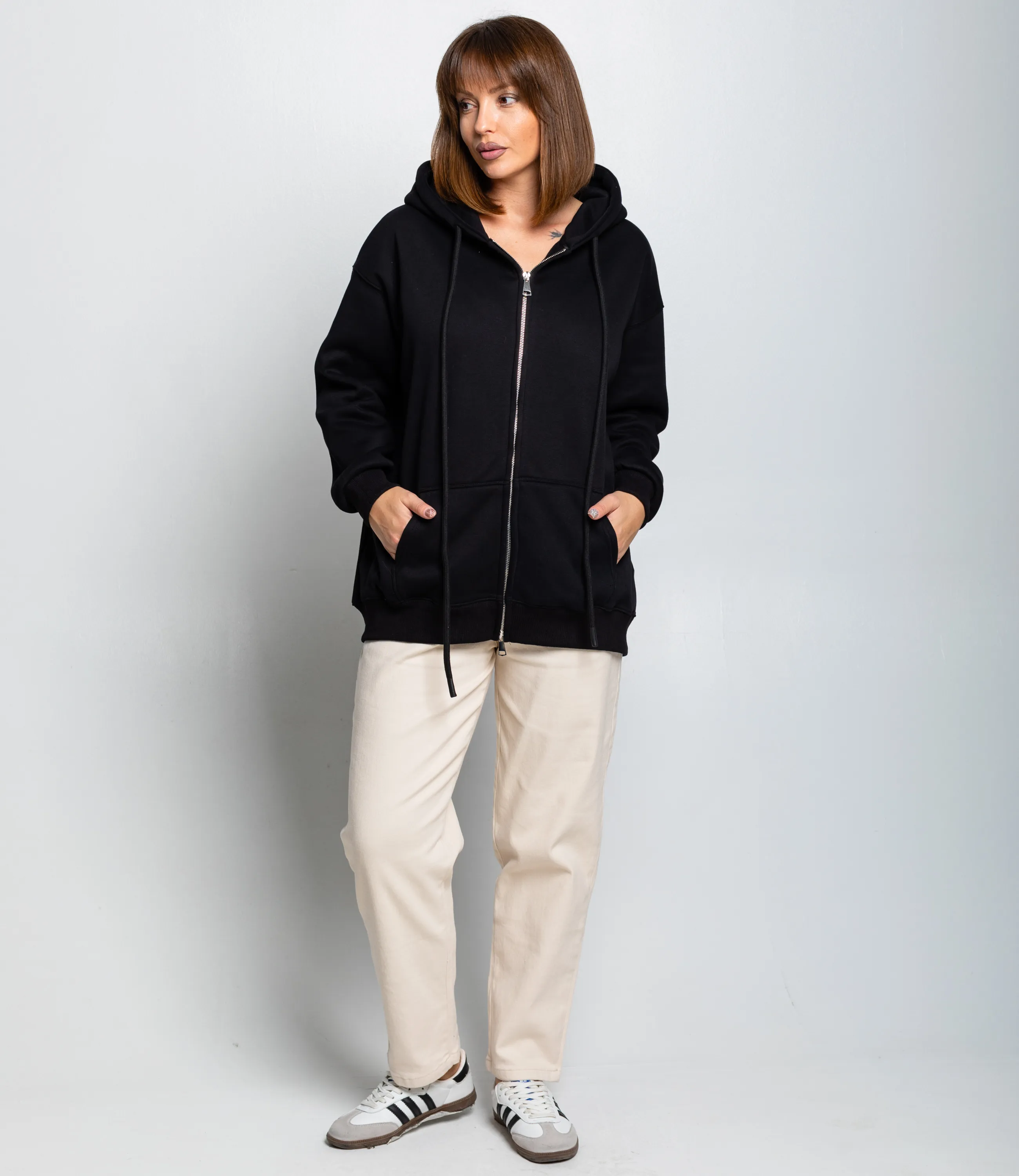 Толстовка #КТ8813 (9), чёрный - фото 4