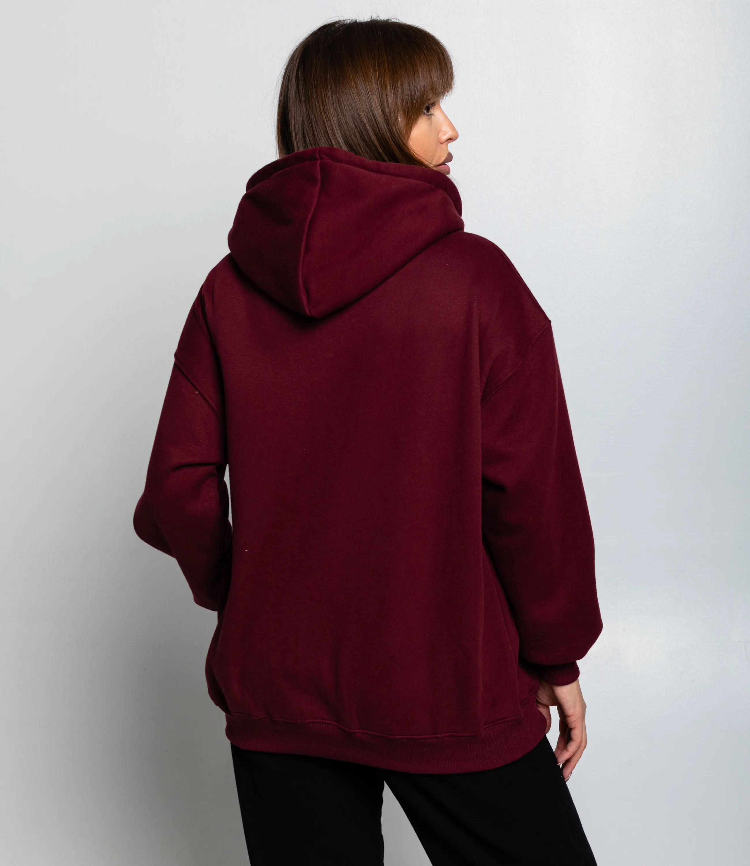 Толстовка #КТ8813 (9), бордовый - фото 3