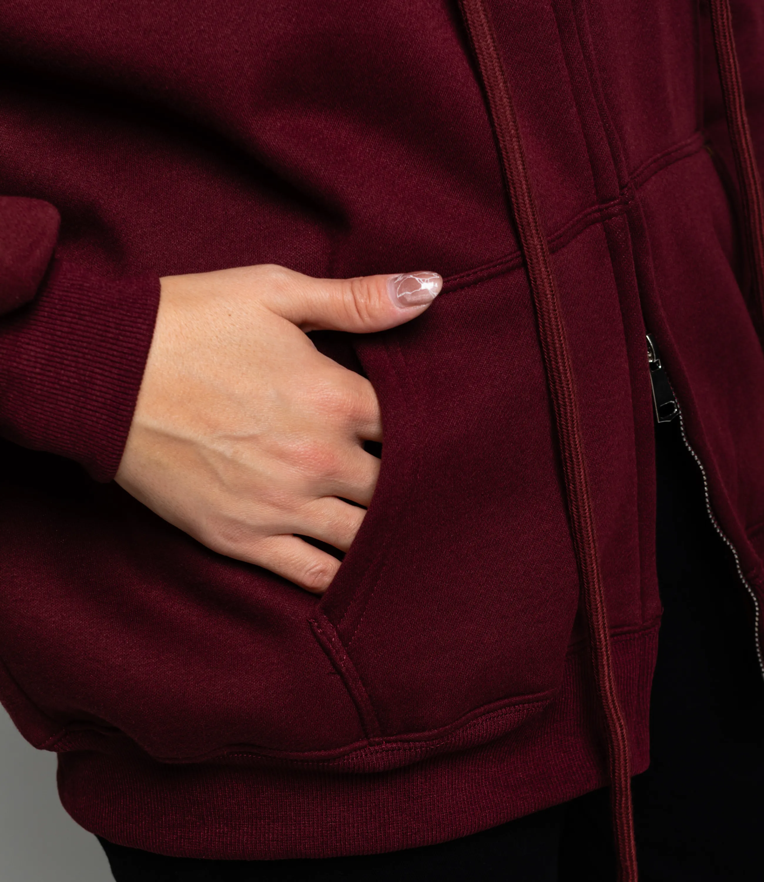 Толстовка #КТ8813 (9), бордовый - фото 5