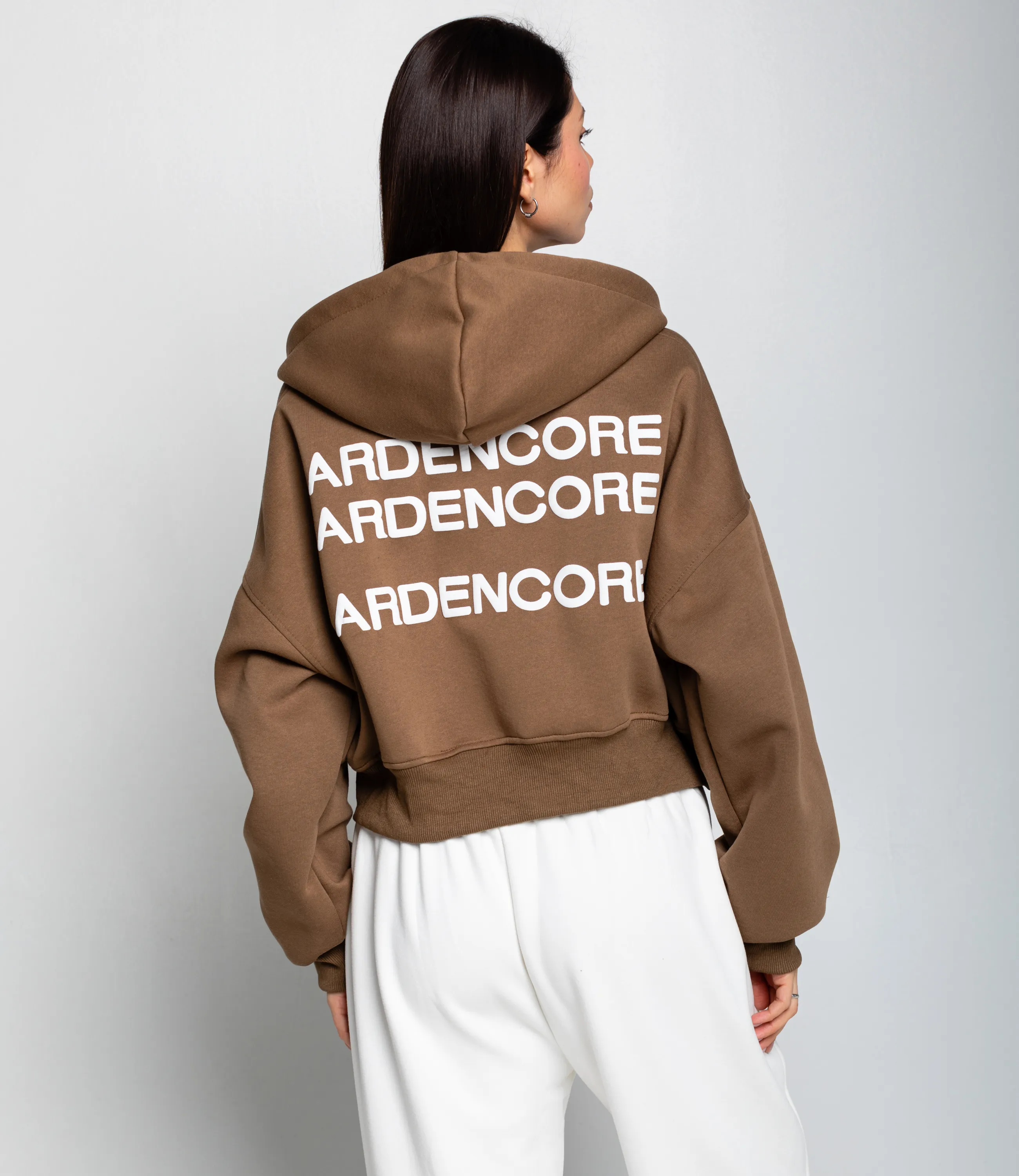 Толстовка #КТ5989, коричневый - фото 3