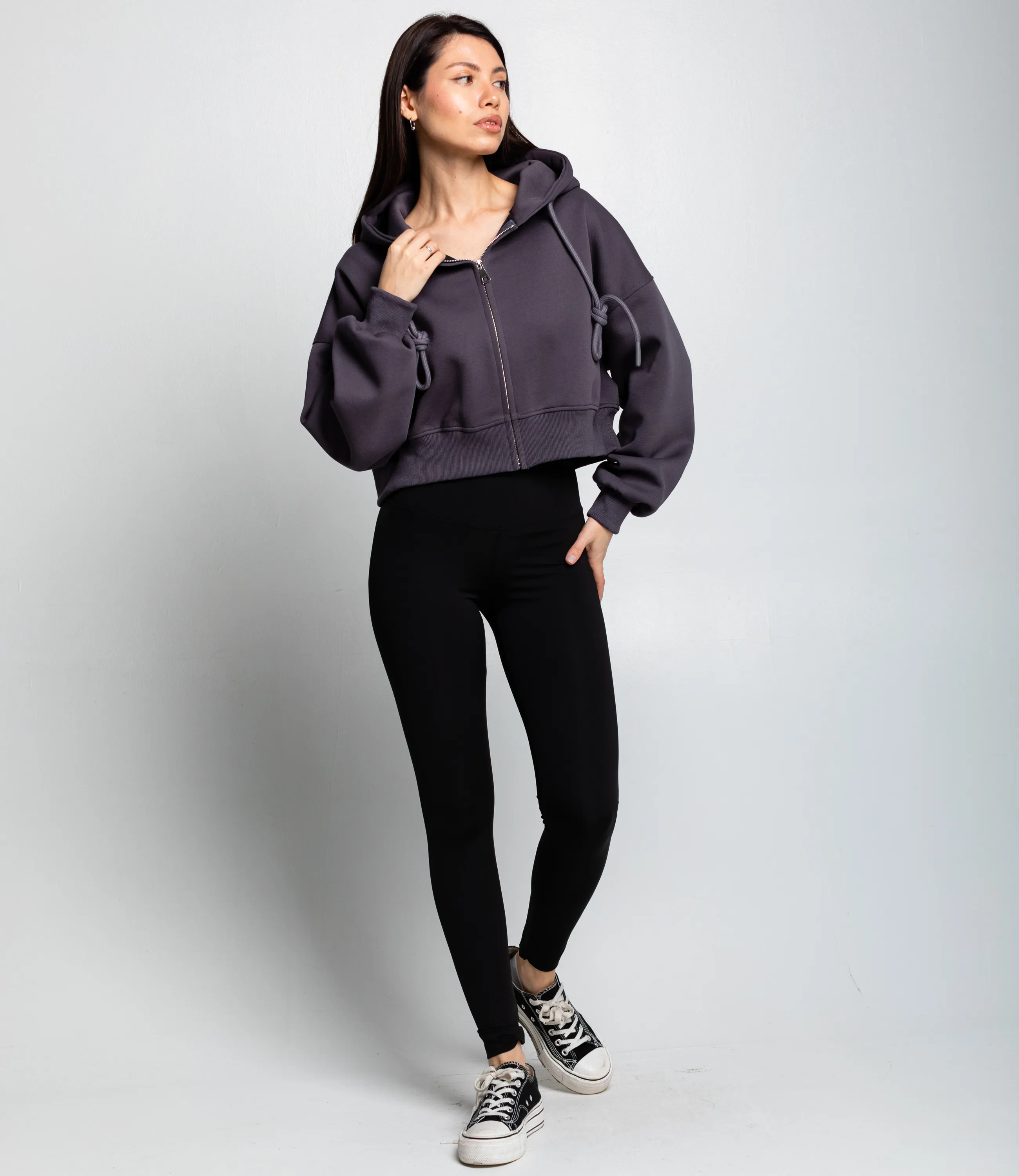 Толстовка #КТ5989, графит - фото 4