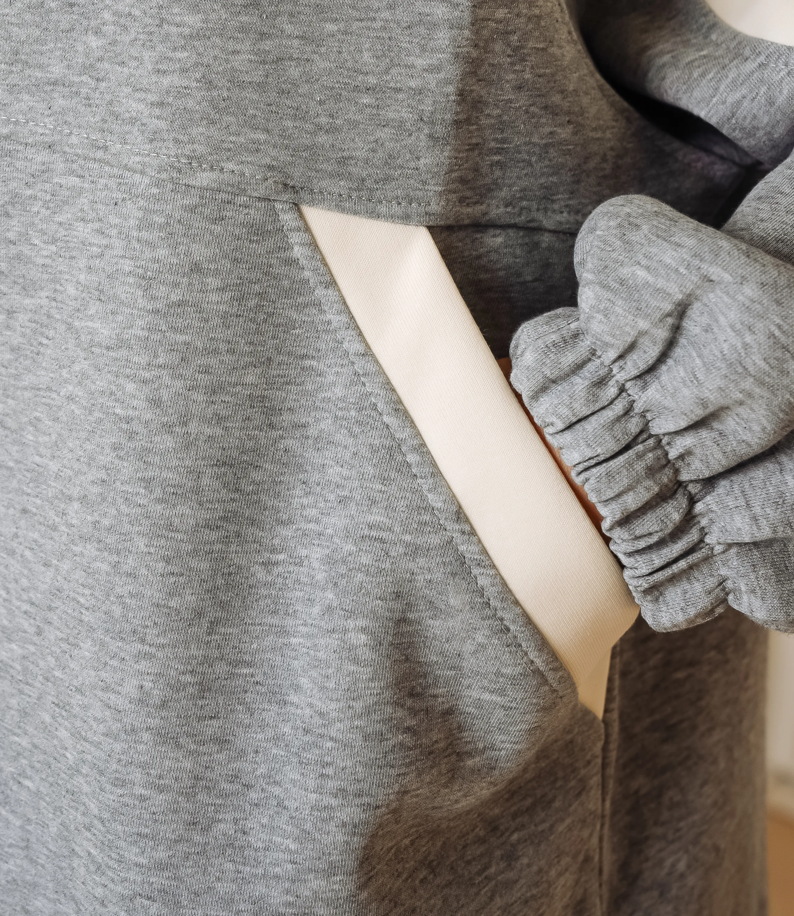 Толстовка #КТ5996 (1), серый меланж - фото 5