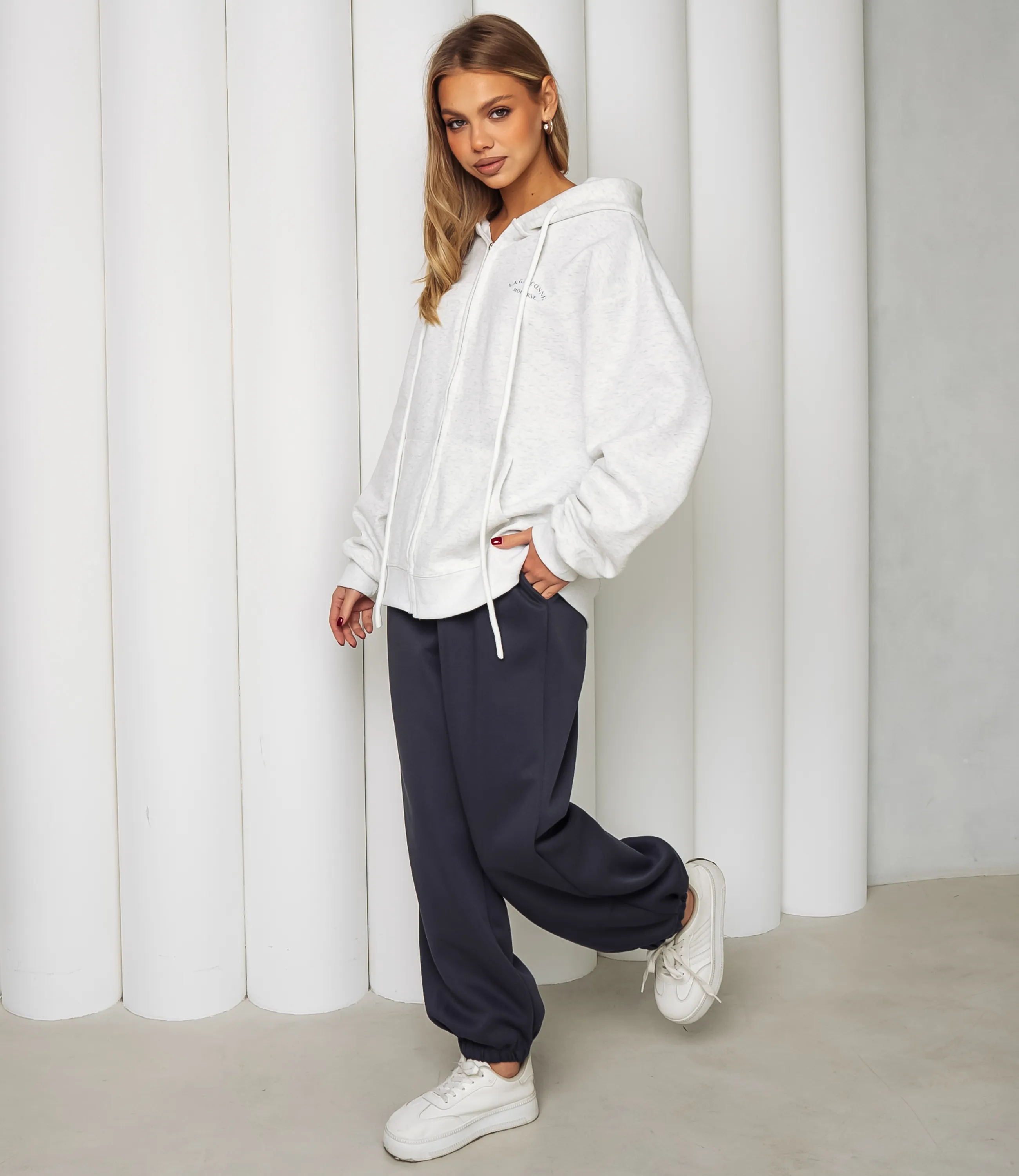 Толстовка #КТ453 (1), светло-серый меланж - фото 4