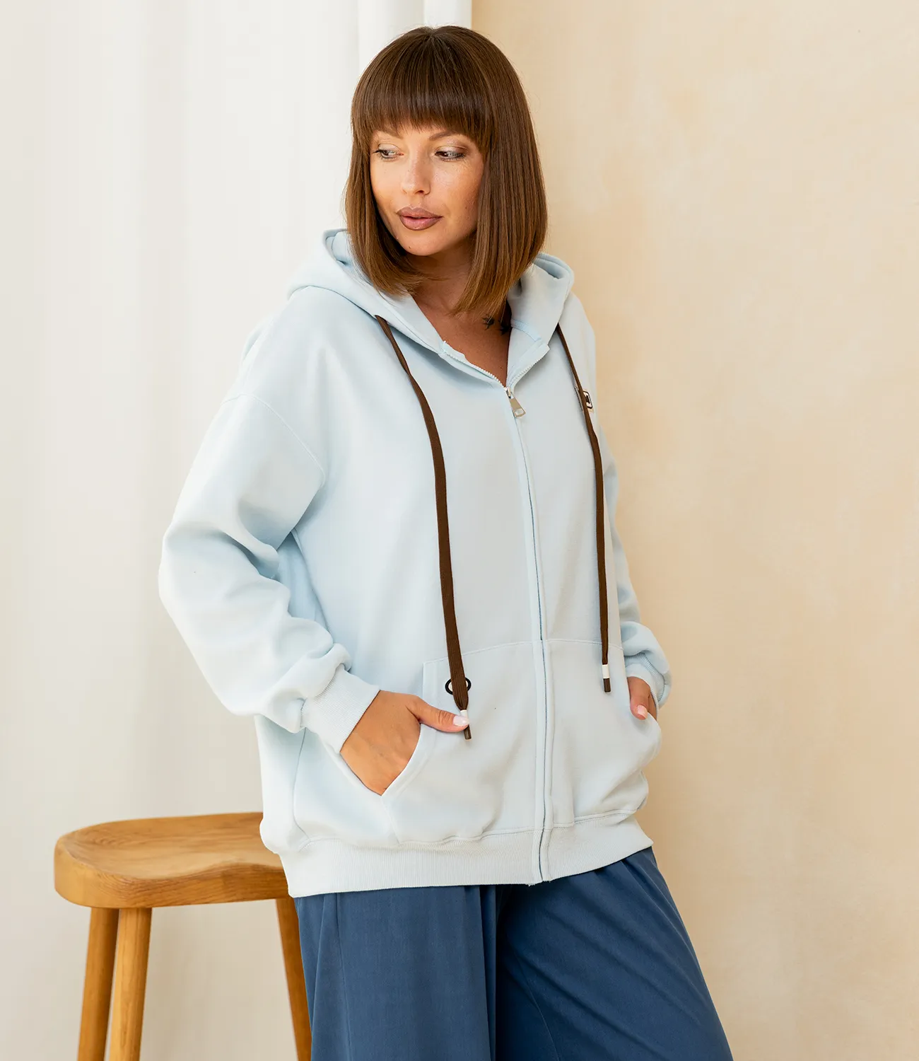 Толстовка #КТ952 (1), голубой - фото 2