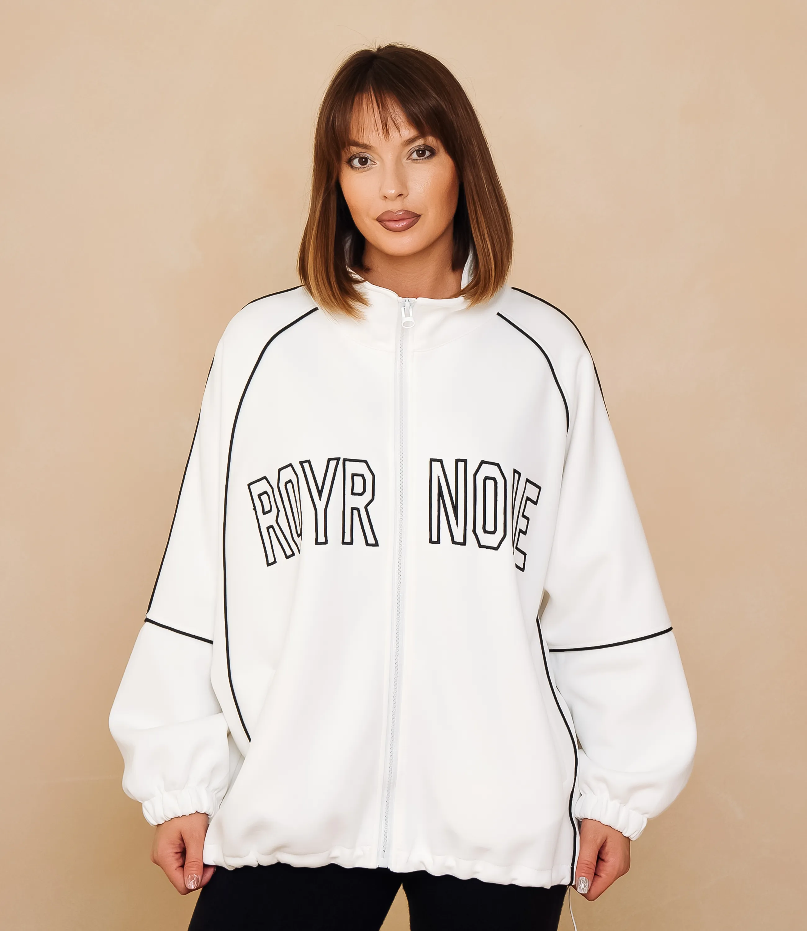 Толстовка #КТ536, белый - фото 1