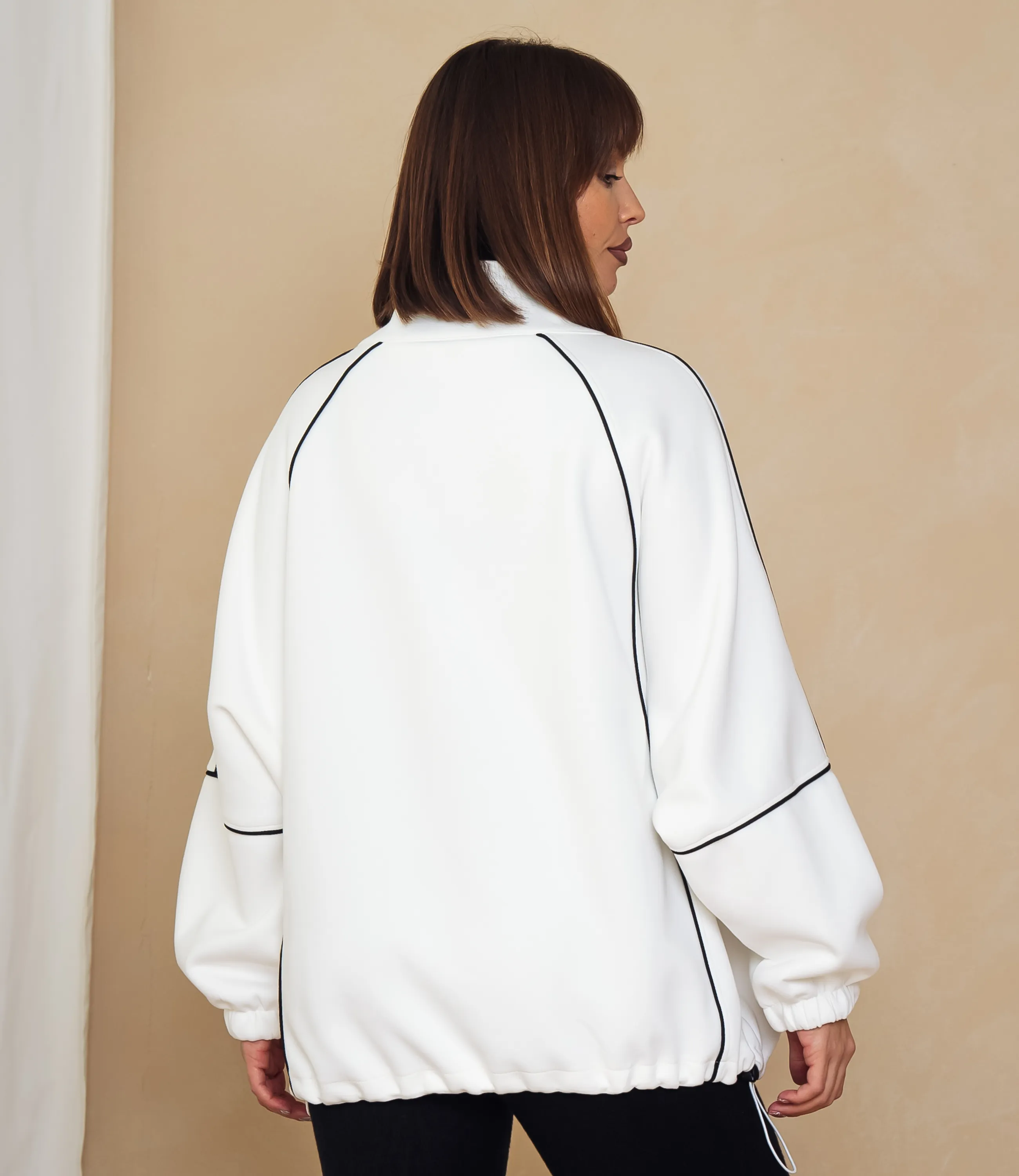 Толстовка #КТ536, белый - фото 3