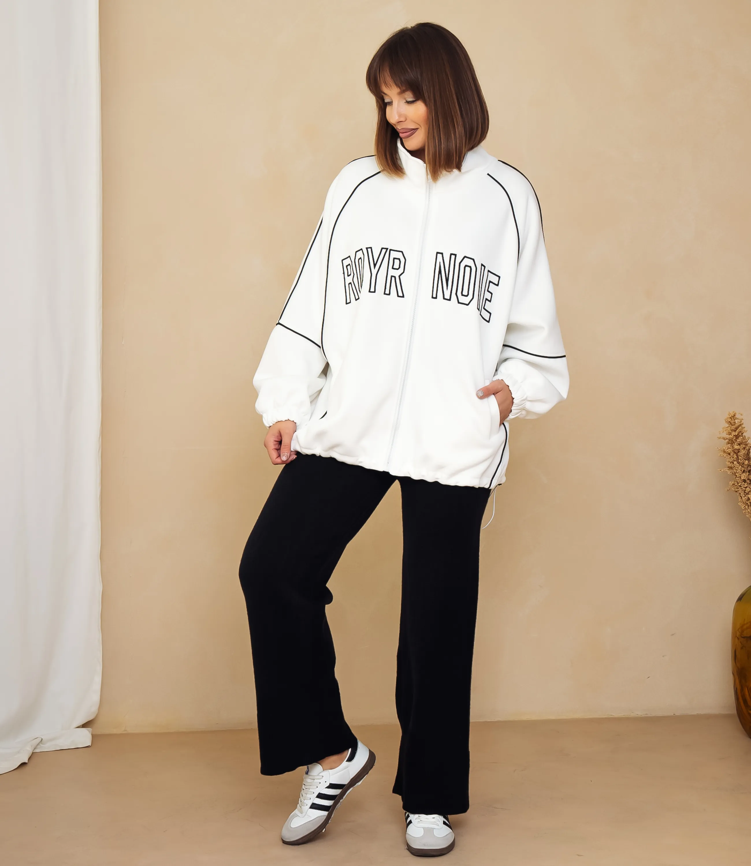 Толстовка #КТ536, белый - фото 4