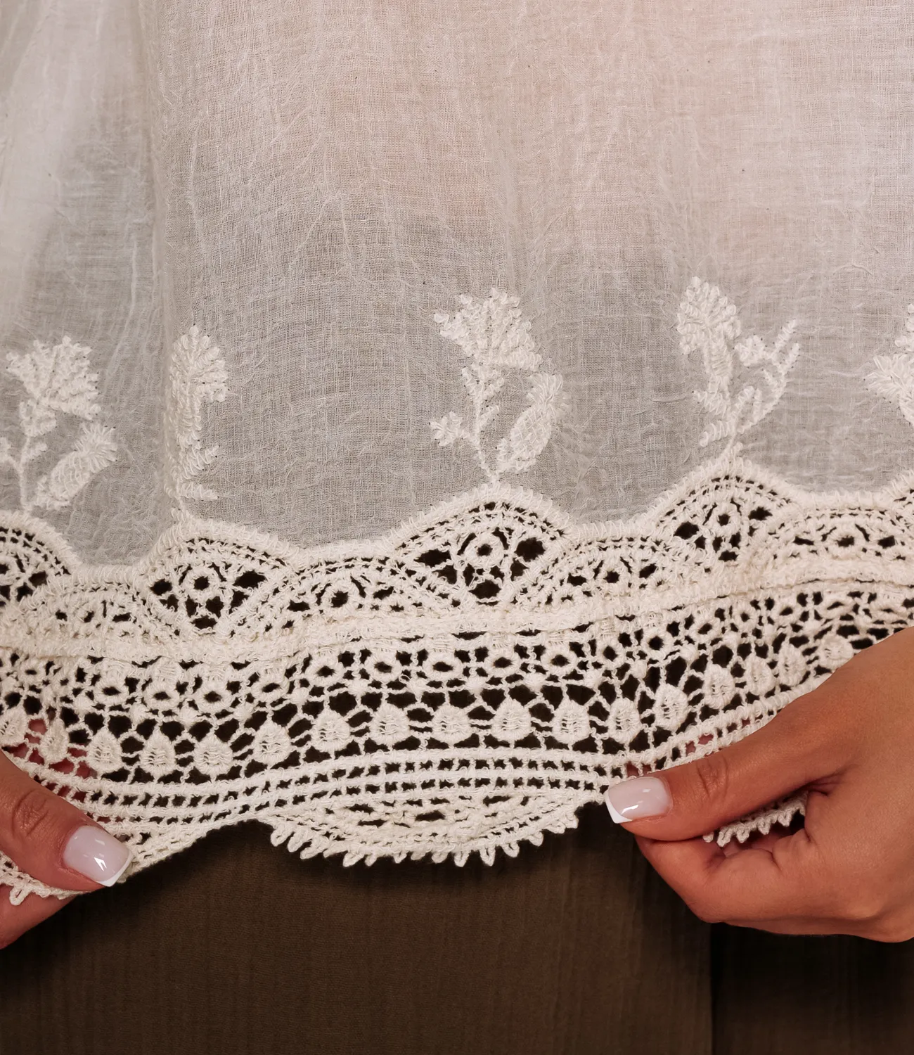 Топ #КТ910 (3), светло-бежевый - фото 5