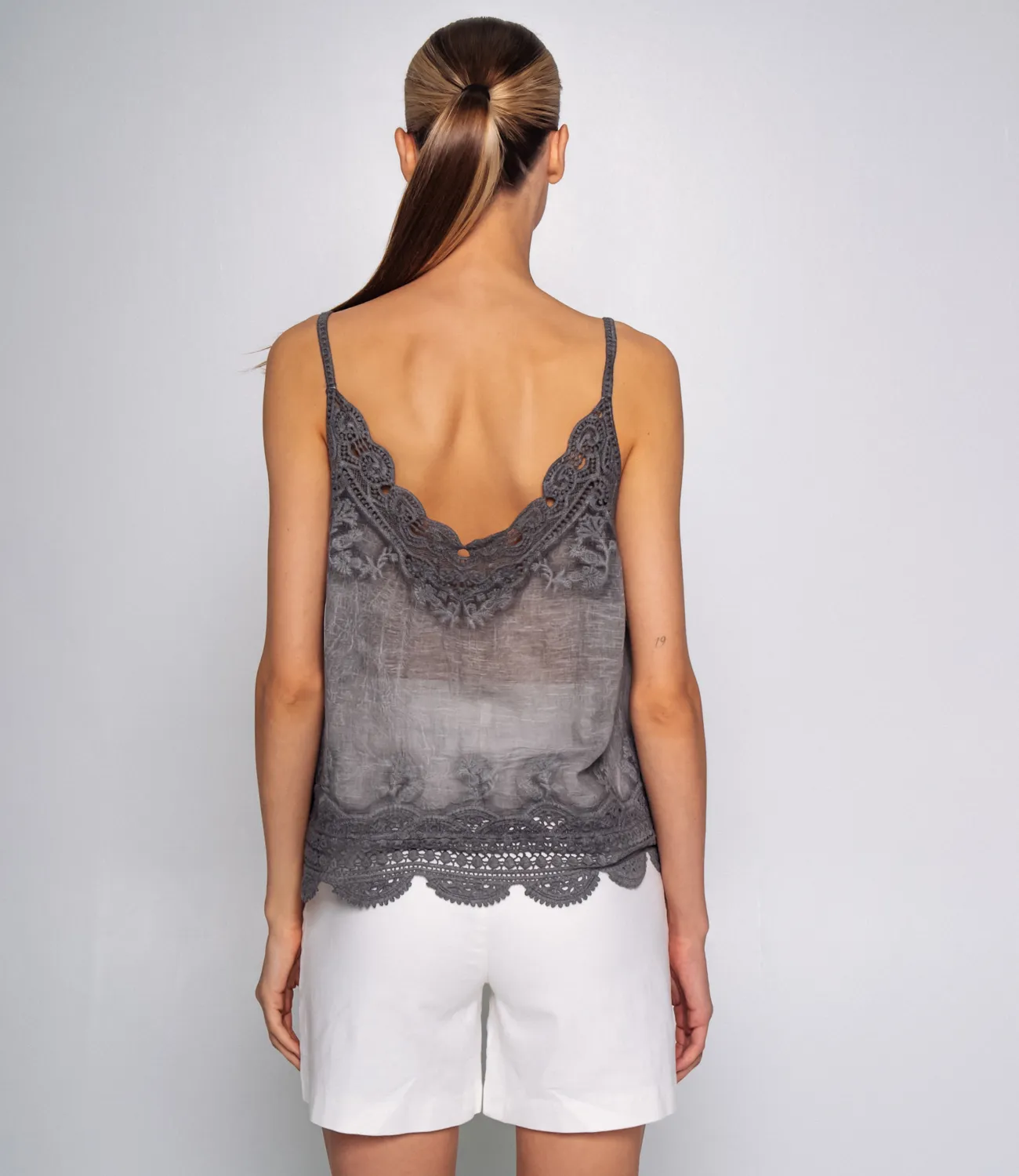 Топ #КТ910 (3), серый - фото 3