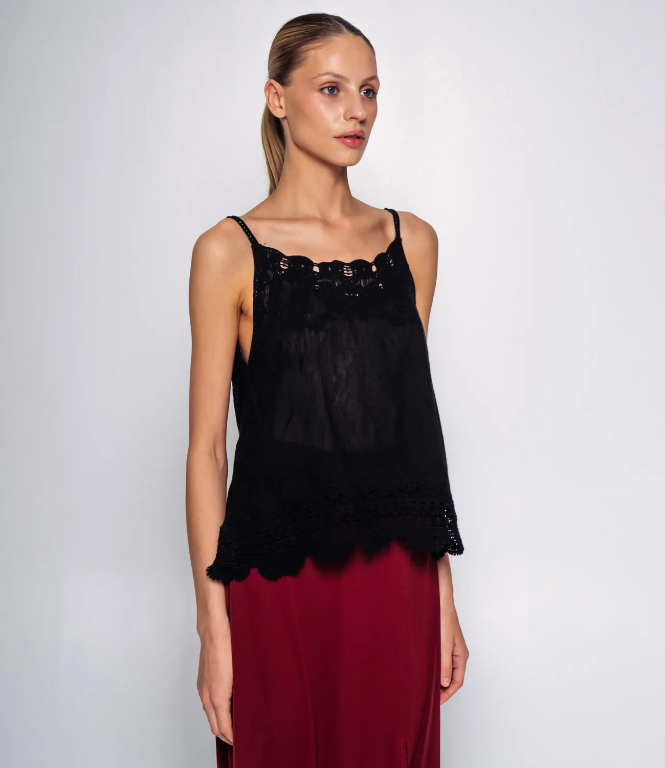 Топ #КТ910 (3), чёрный - фото 2