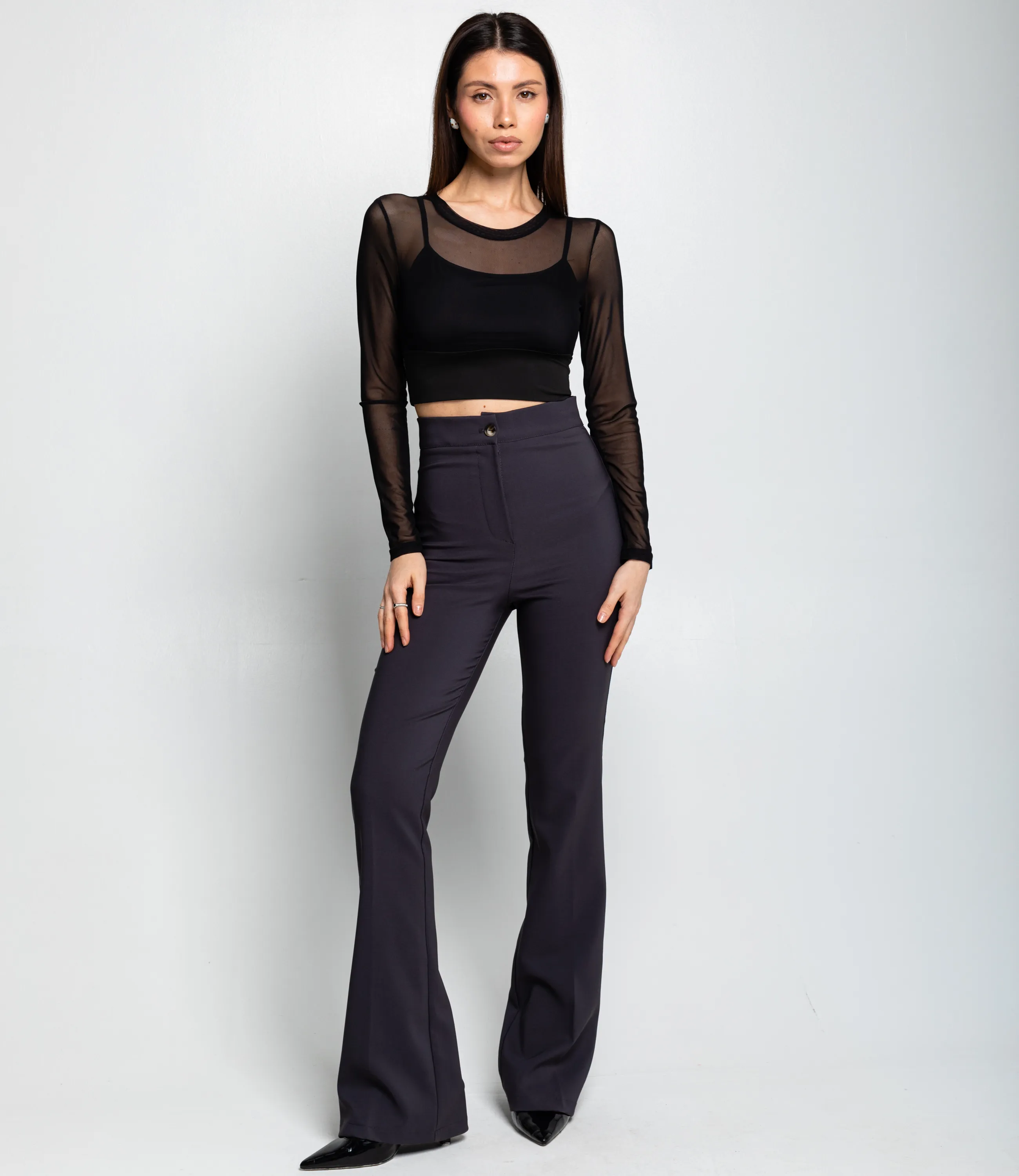 Топ #КТ202 (12), чёрный - фото 4