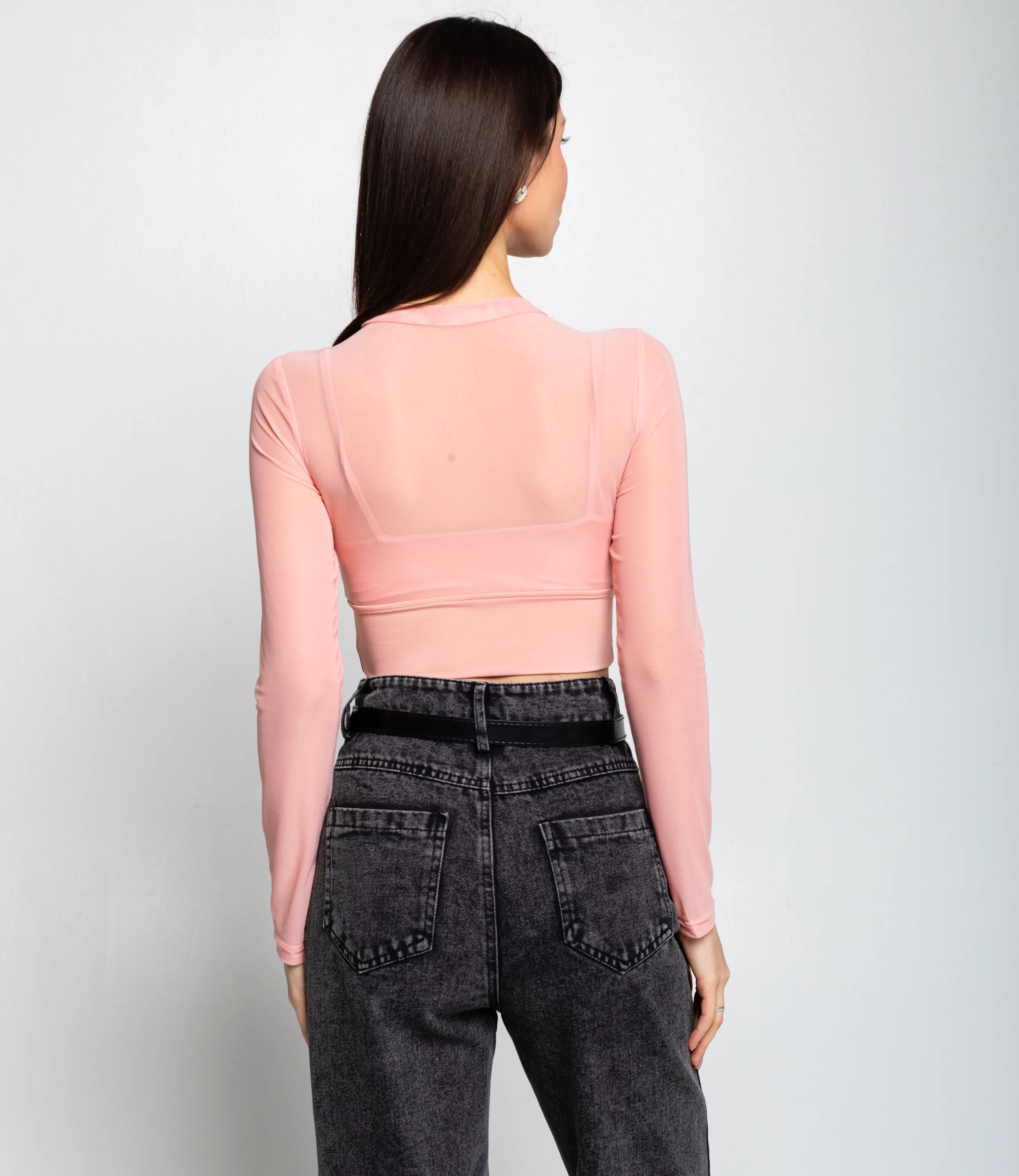 Топ #КТ202 (12), пудровый - фото 3