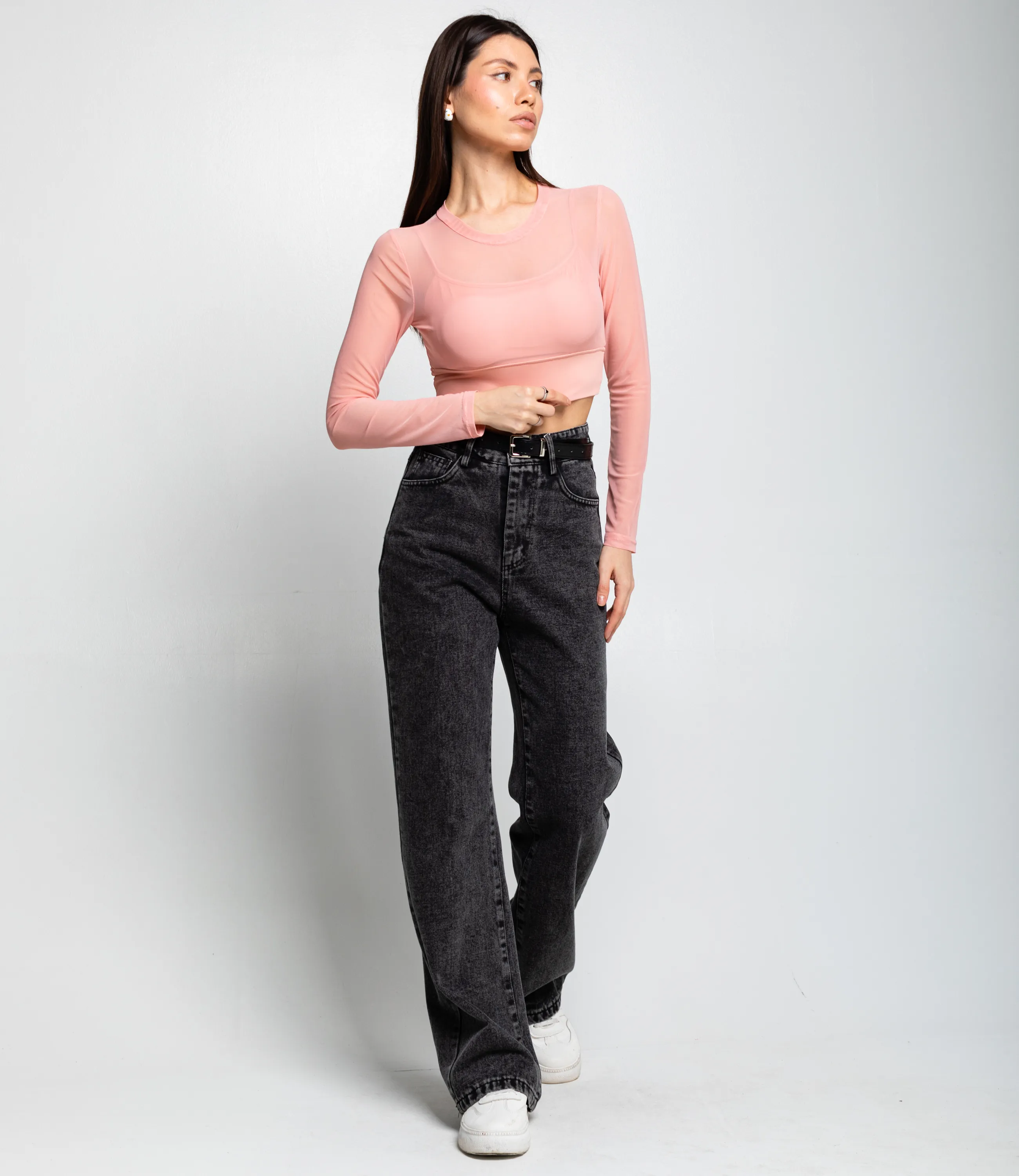 Топ #КТ202 (12), пудровый - фото 4