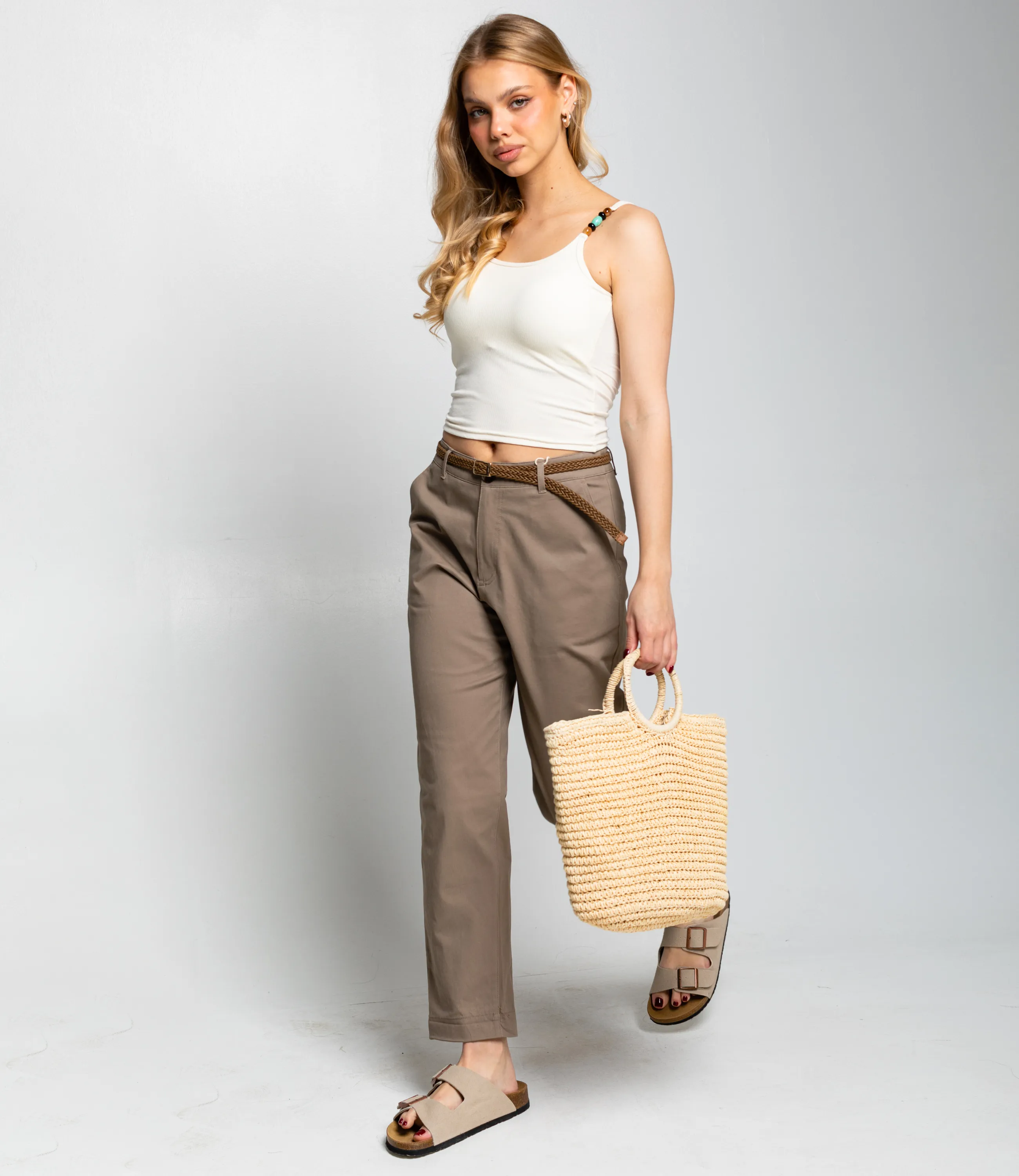 Топ #КТ948, кремовый - фото 4