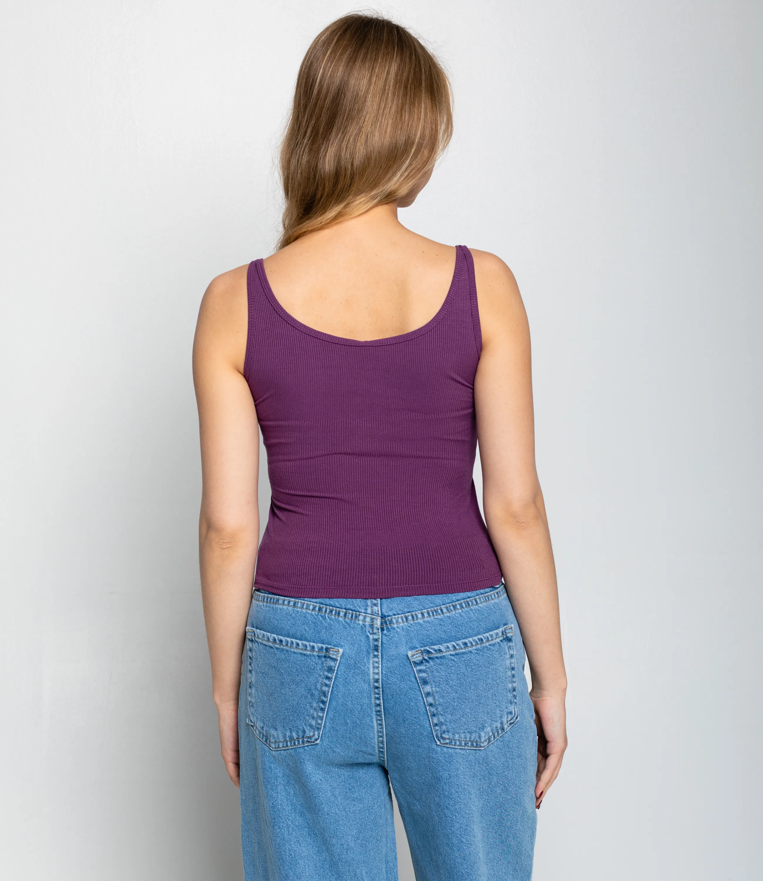 Топ #КТ948, фиолетовый - фото 3