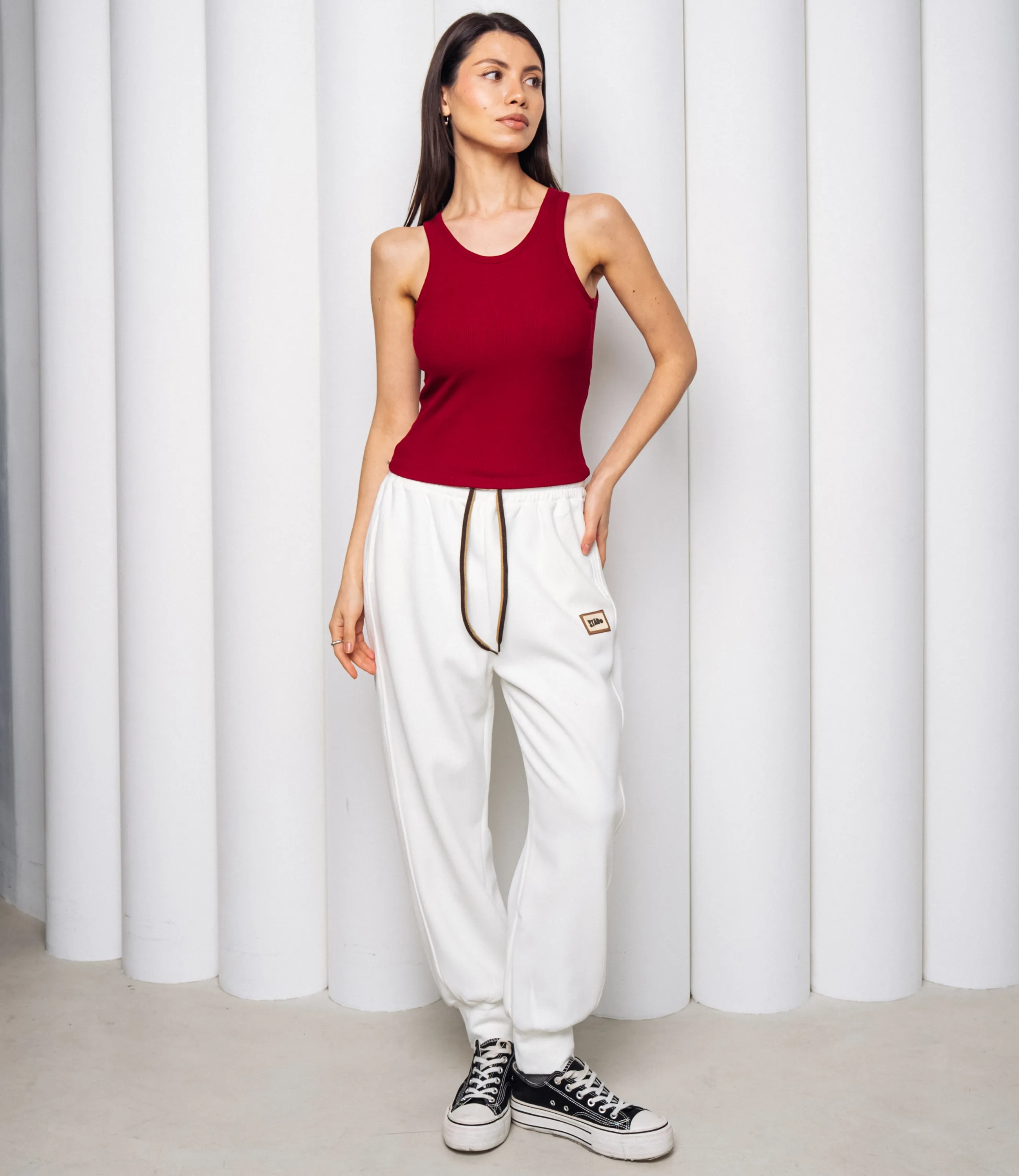 Топ #КТ2705, бордовый - фото 4