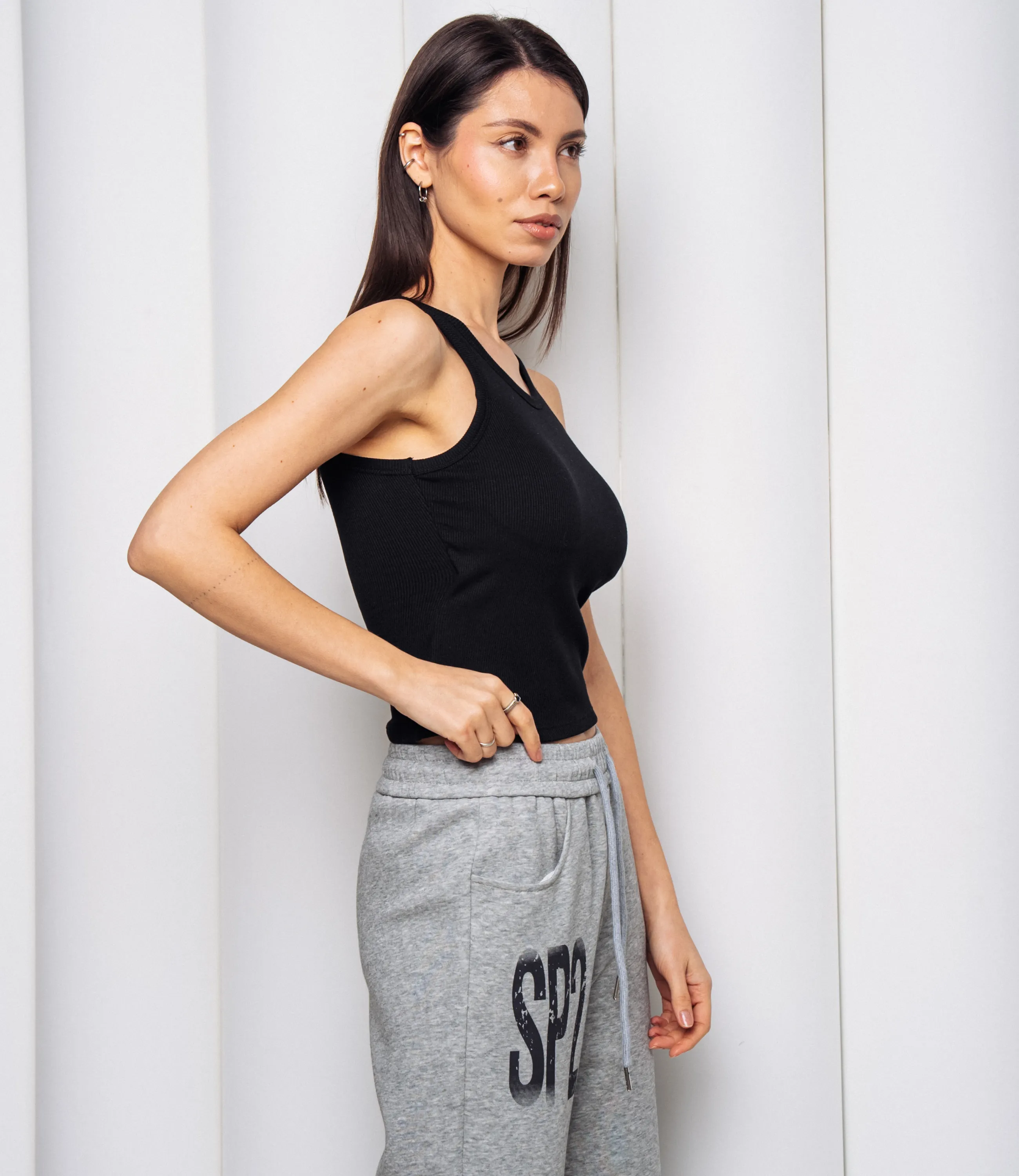 Топ #КТ2705, чёрный - фото 2